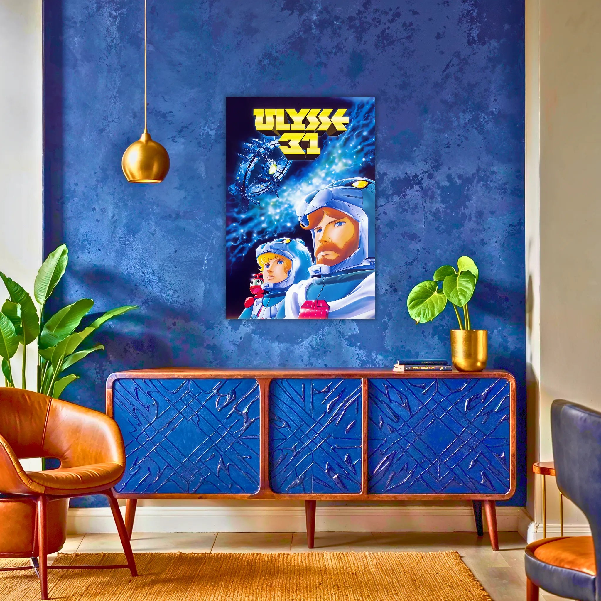 Tableau-ulysse-31-affiche-vintage-au-dessus-du-buffet | DreamWay