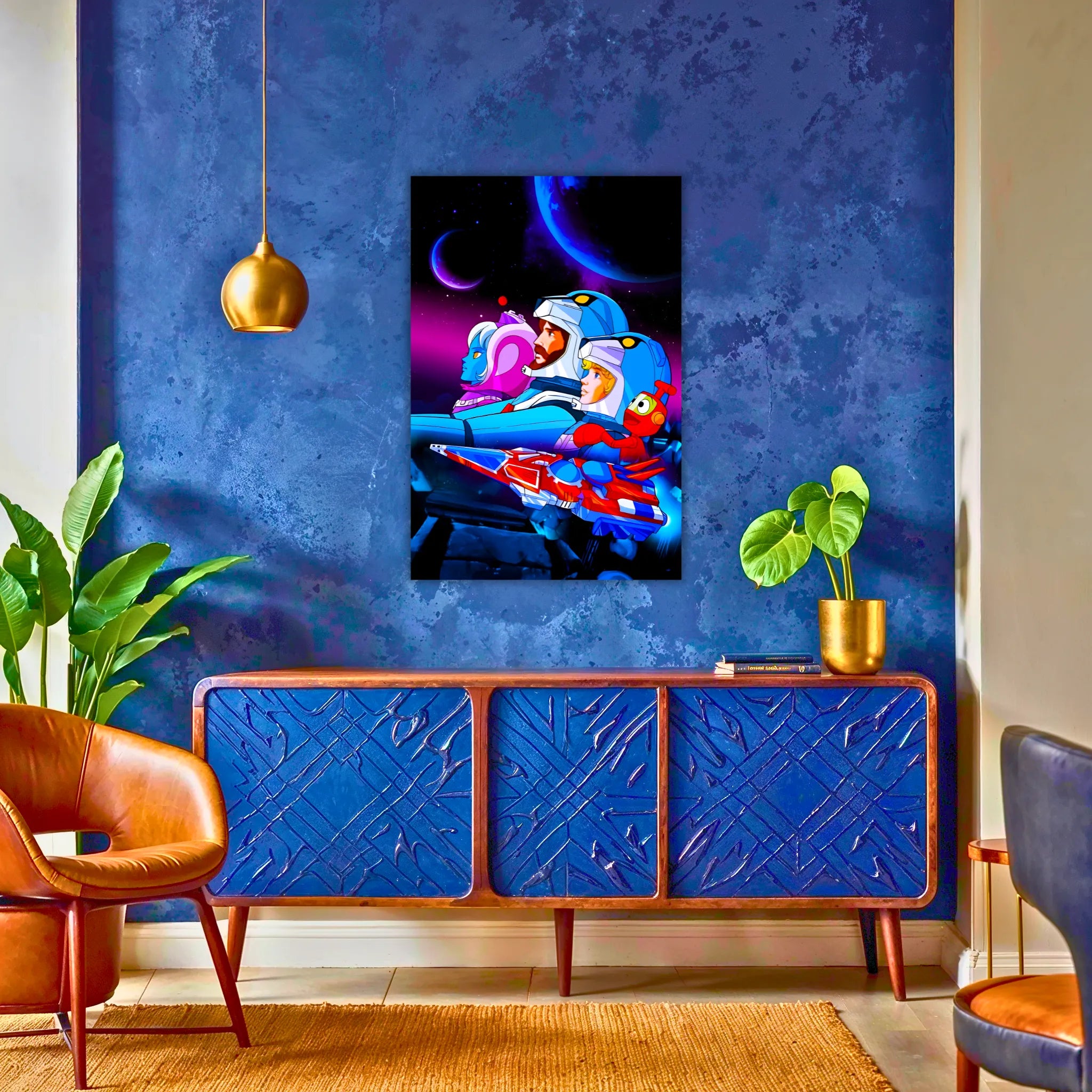 Tableau-ulysse-31-les-heros-au-dessus-du-buffet | DreamWay