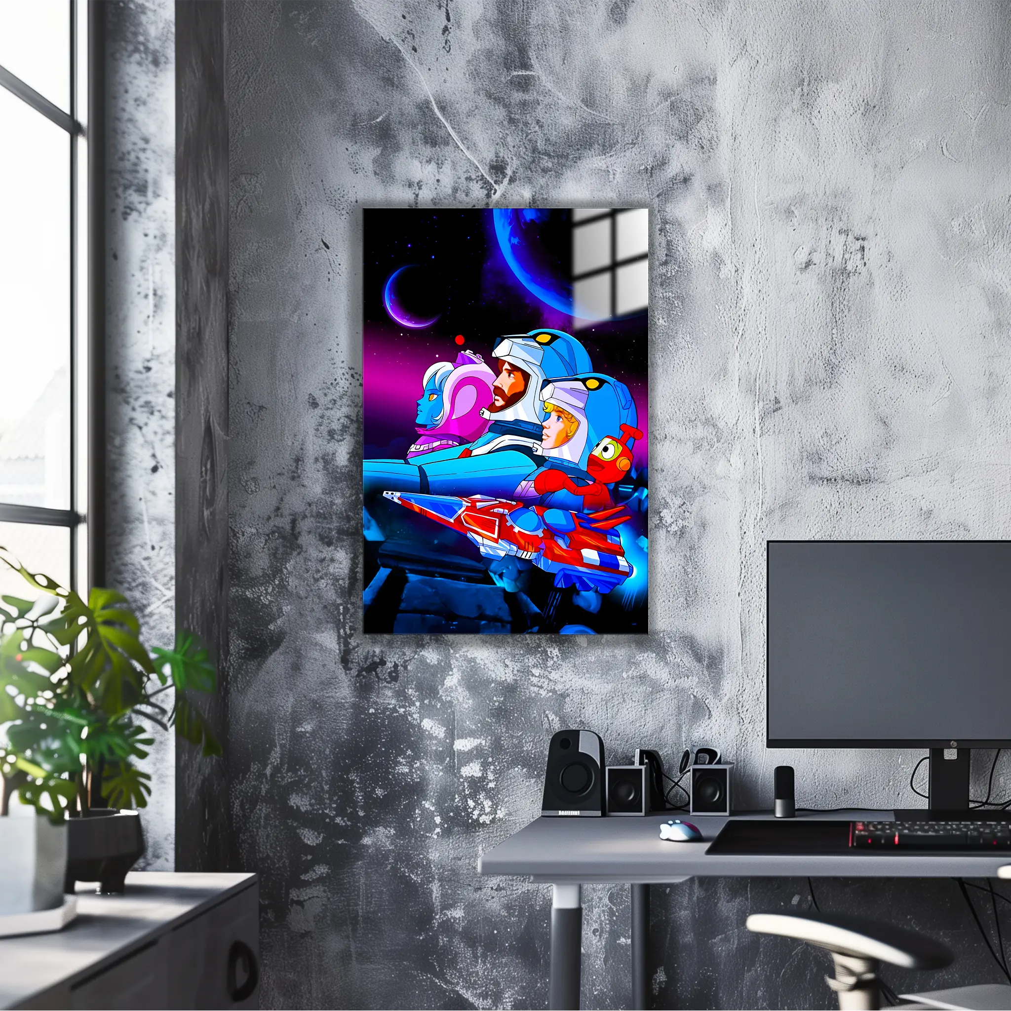 Tableau-ulysse-31-les-heros-dans-le-bureau | DreamWay
