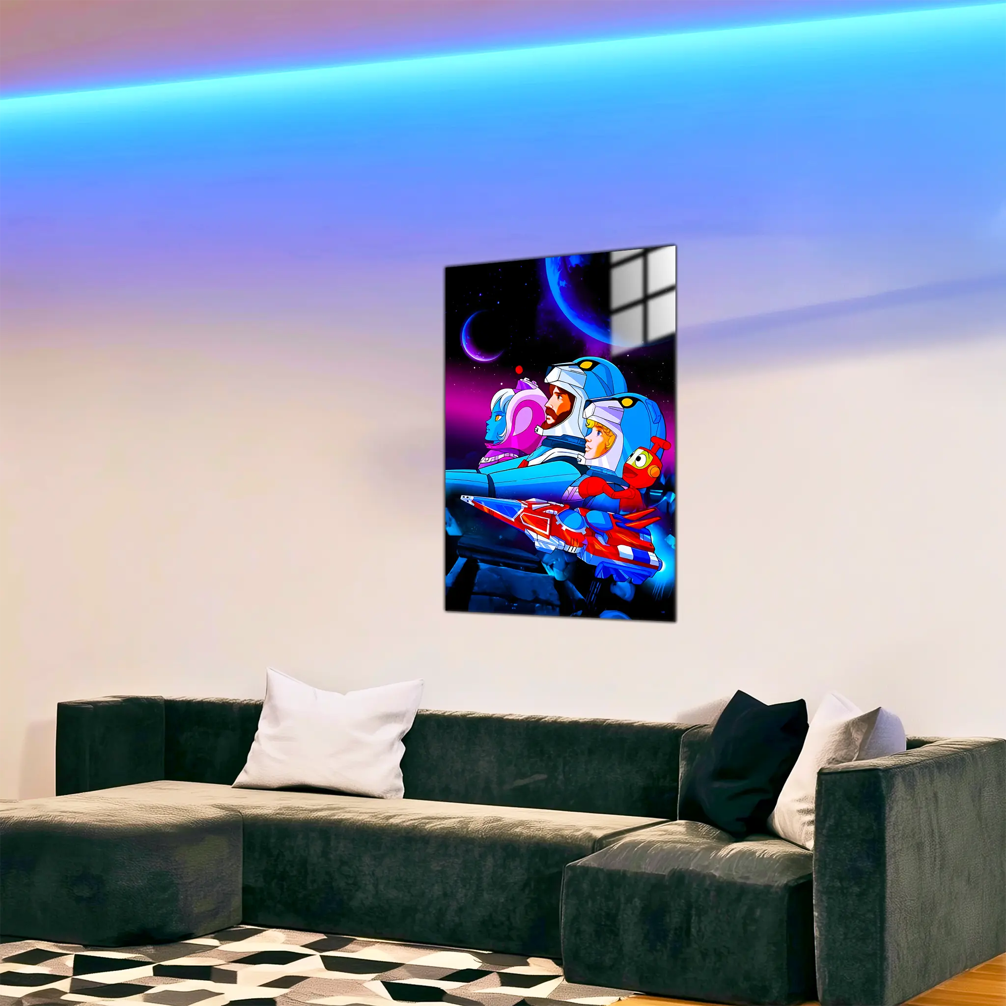 Tableau-ulysse-31-les-heros-dans-le-salon | DreamWay
