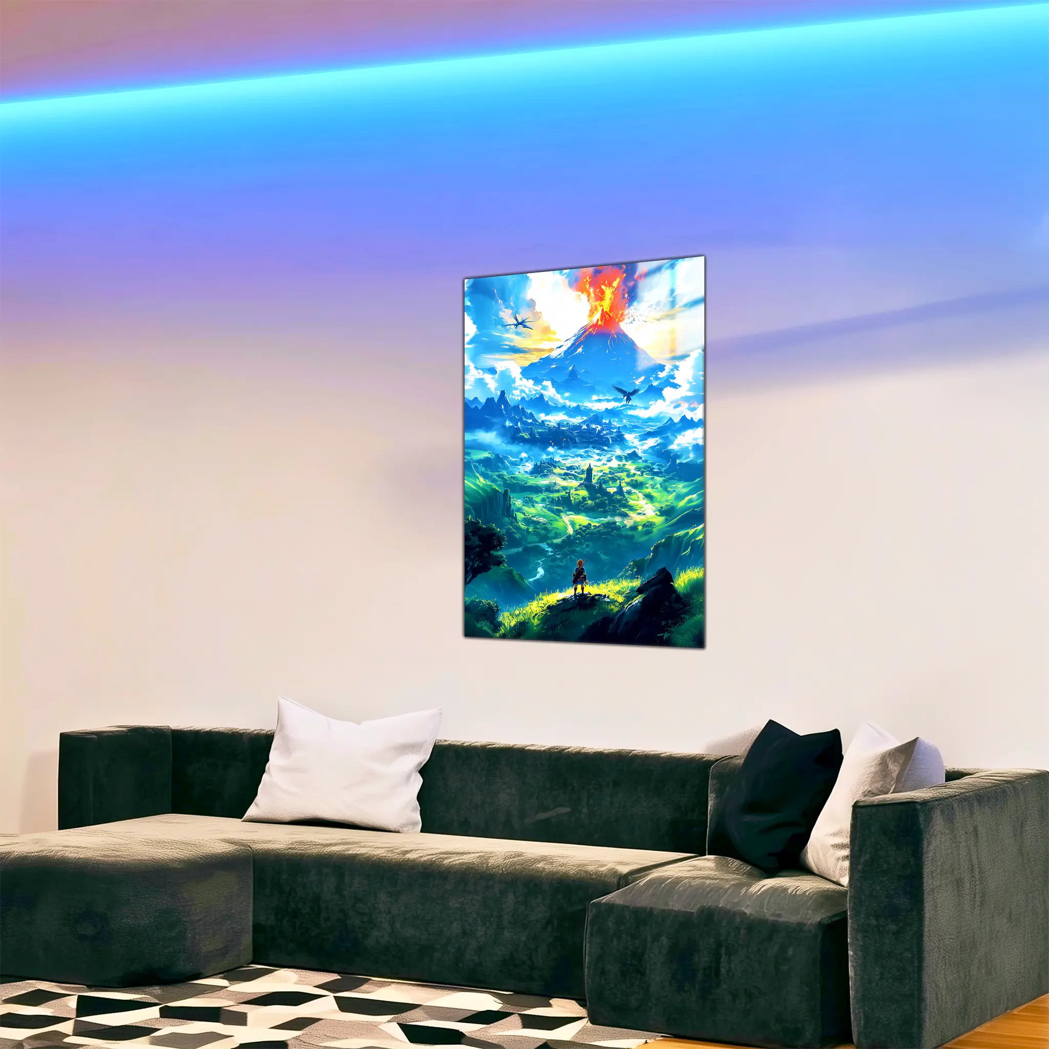 Tableau-zelda-paysage-dans-le-salon | DreamWay