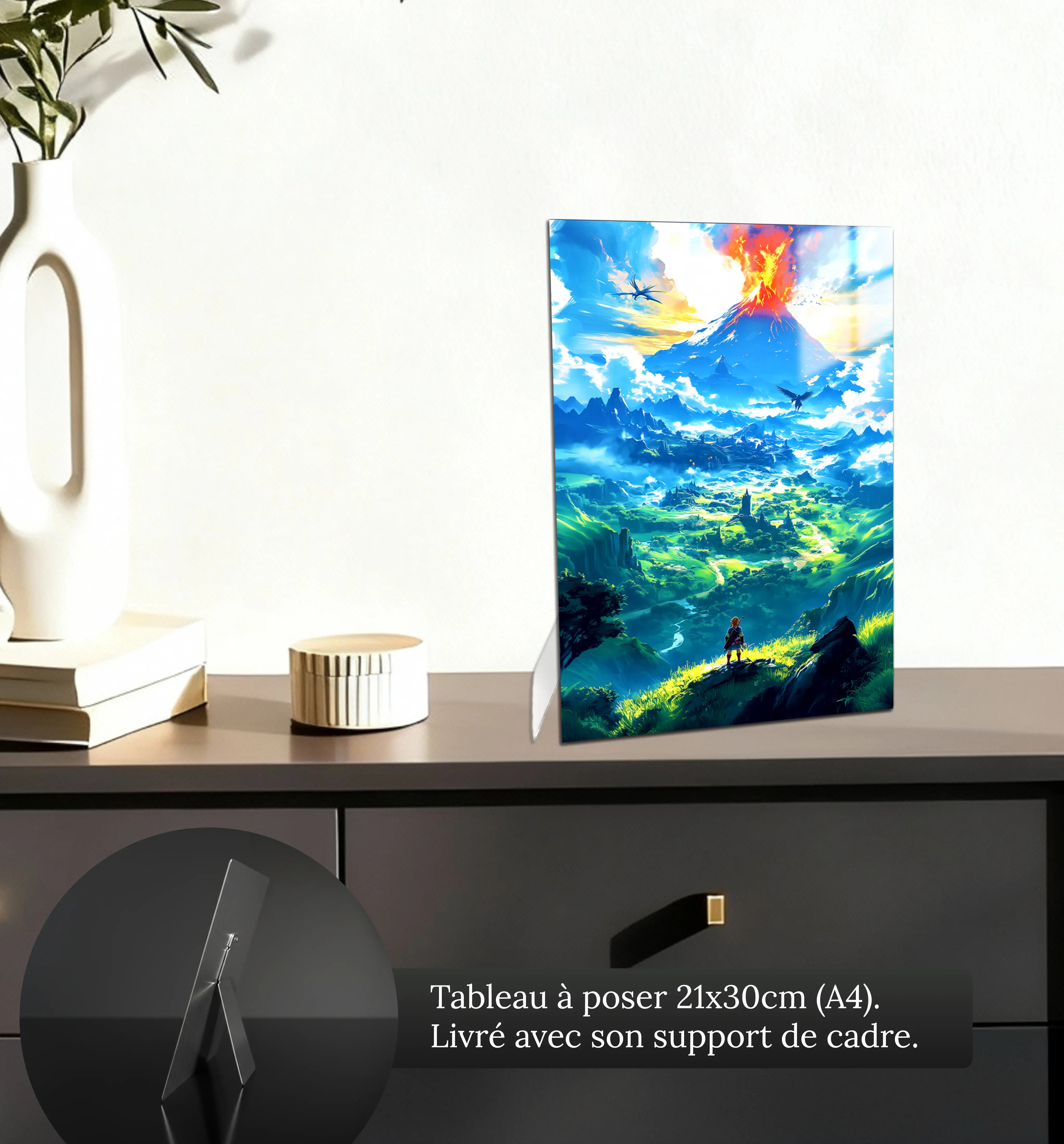 Tableau-zelda-paysage-petit-format-a-poser-sur-meuble | DreamWay