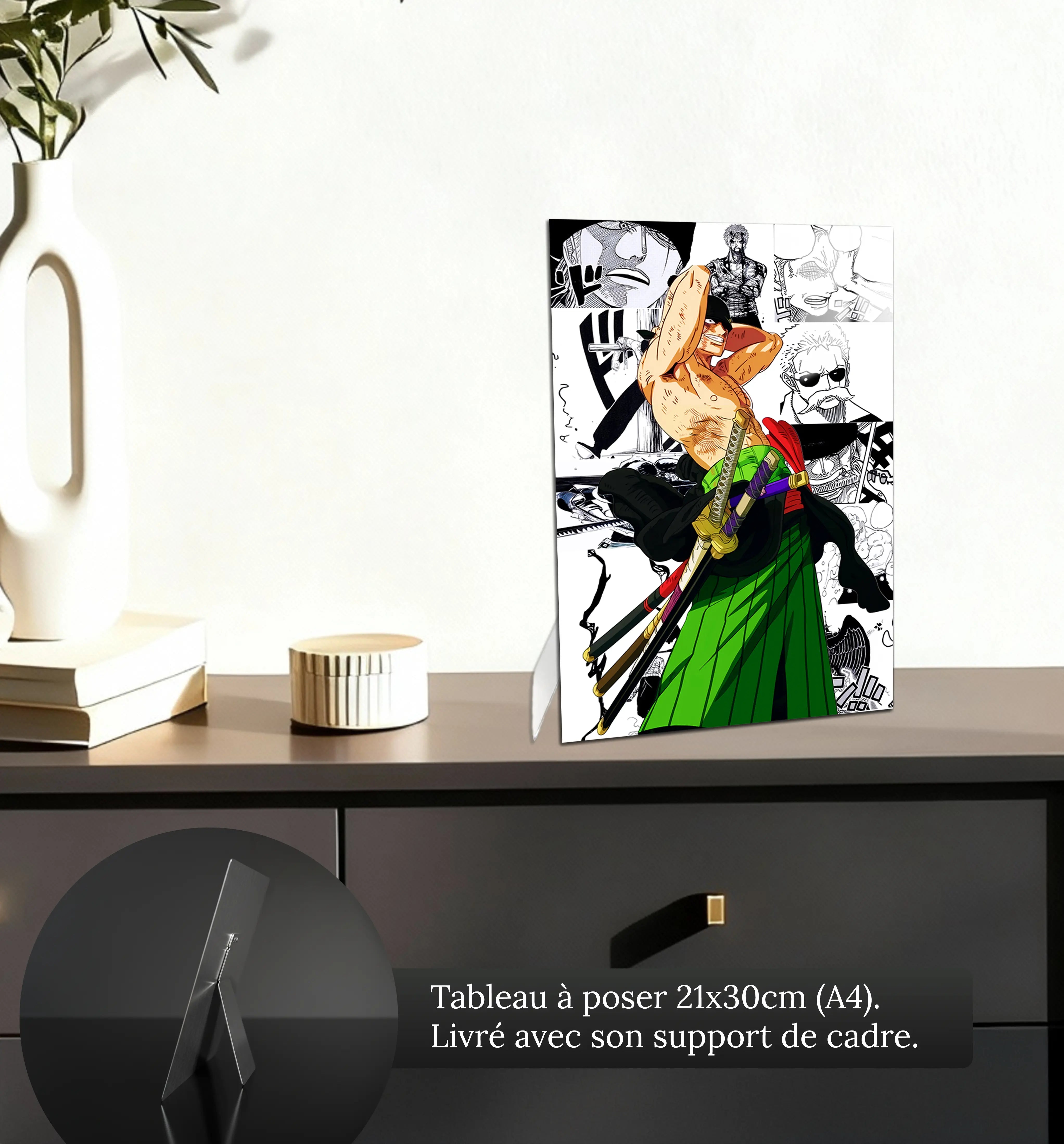 Tableau-zoro-bd-petit-format-a-poser-sur-meuble | DreamWay