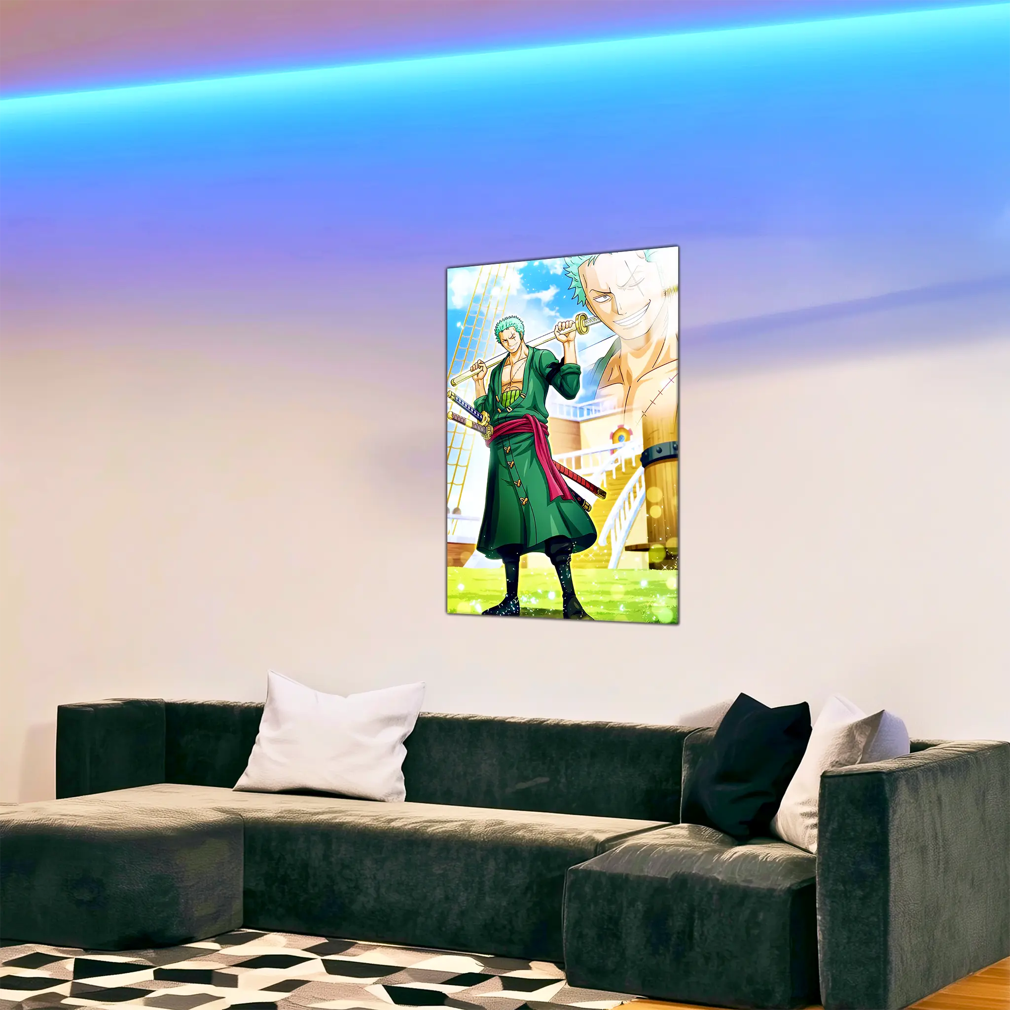 Tableau-zoro-nostalgie-dans-le-salon | DreamWay