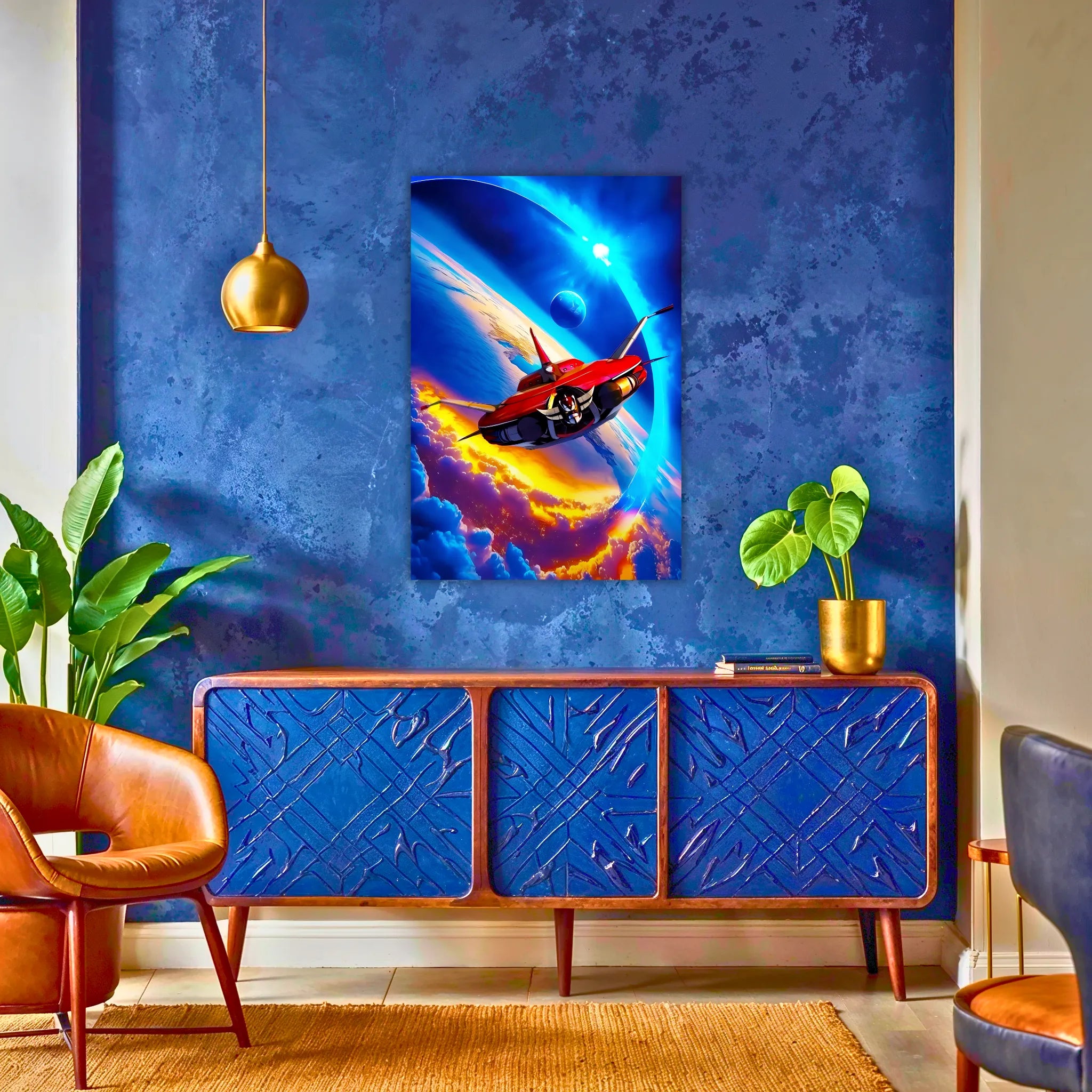 Tableaux-vaisseau-goldorak-au-dessus-au-du-buffet | DreamWay