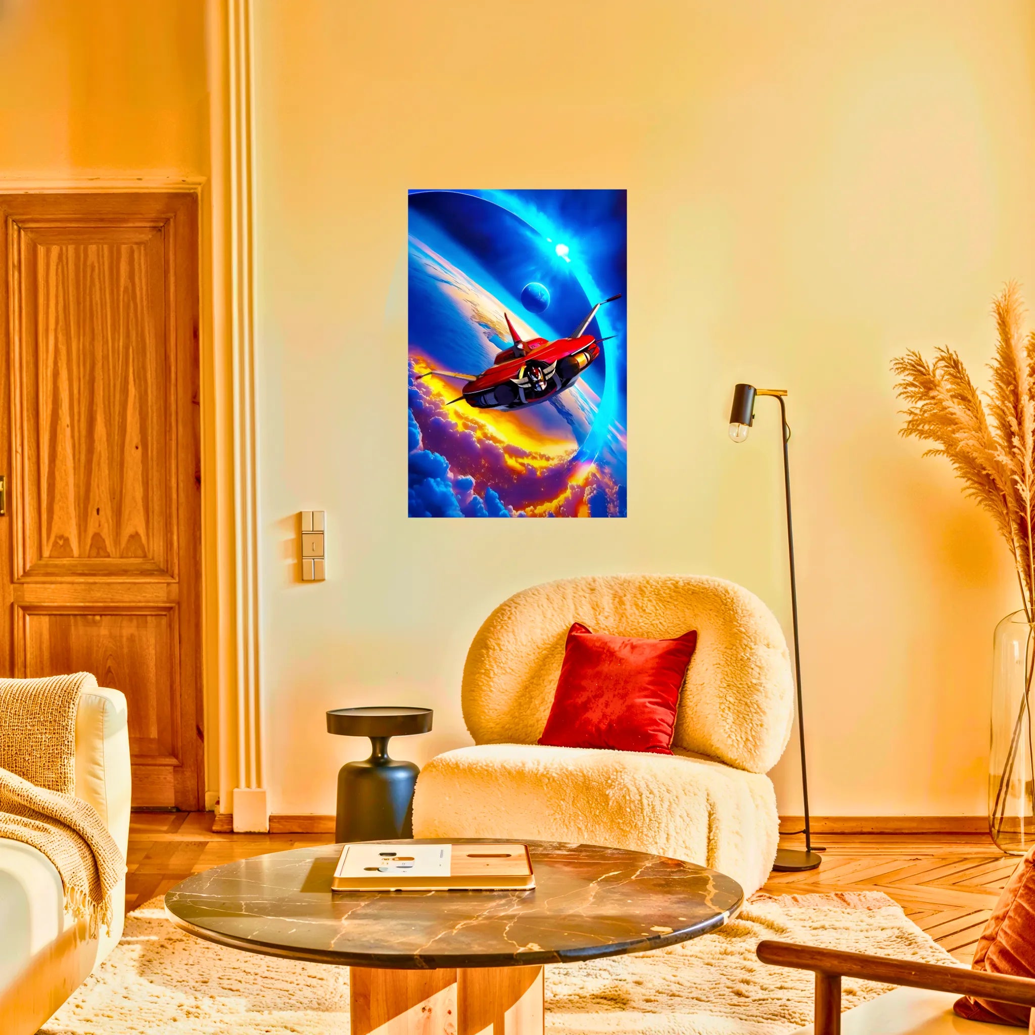 Tableaux-vaisseau-goldorak-au-salon | DreamWay
