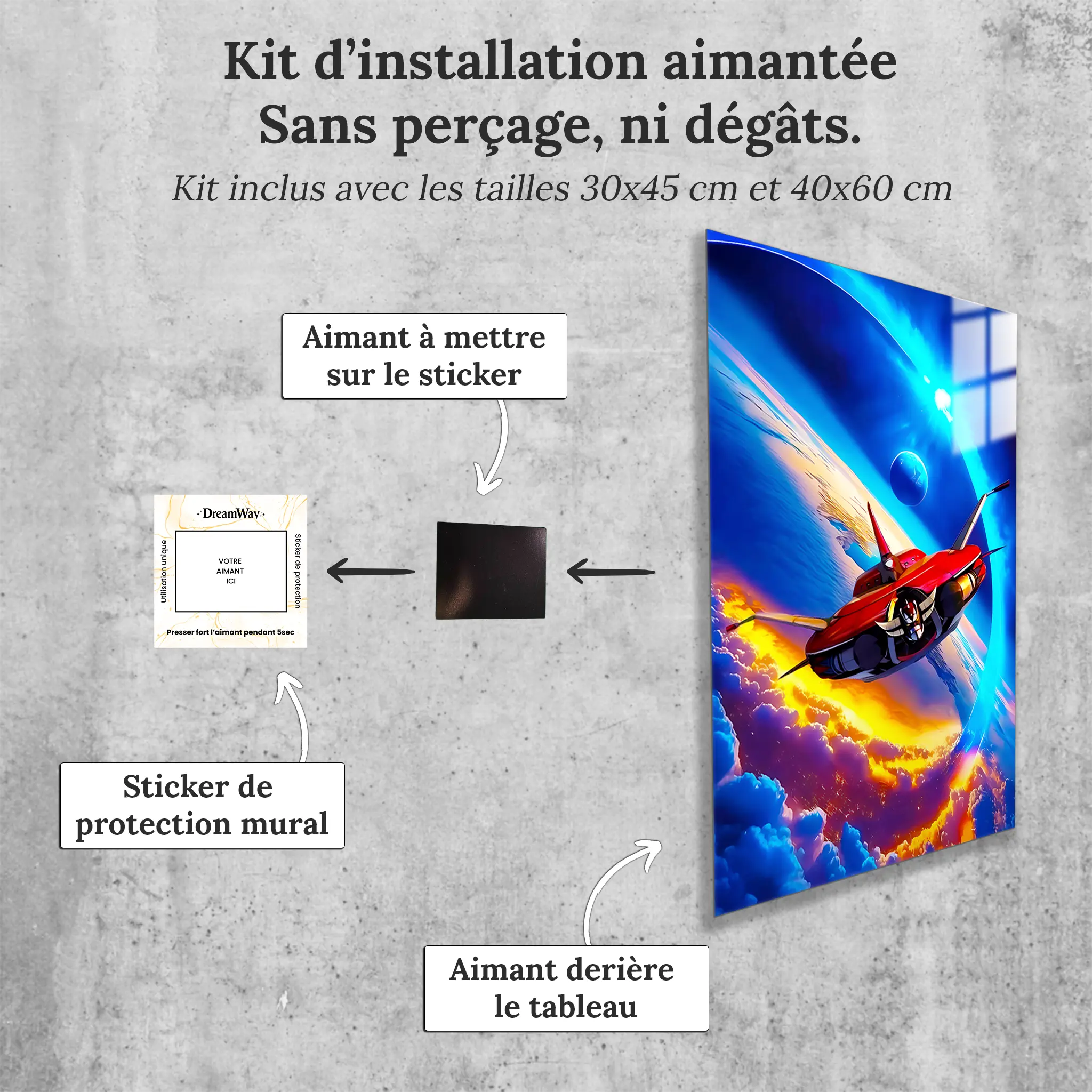 Tableaux Vaisseau Goldorak