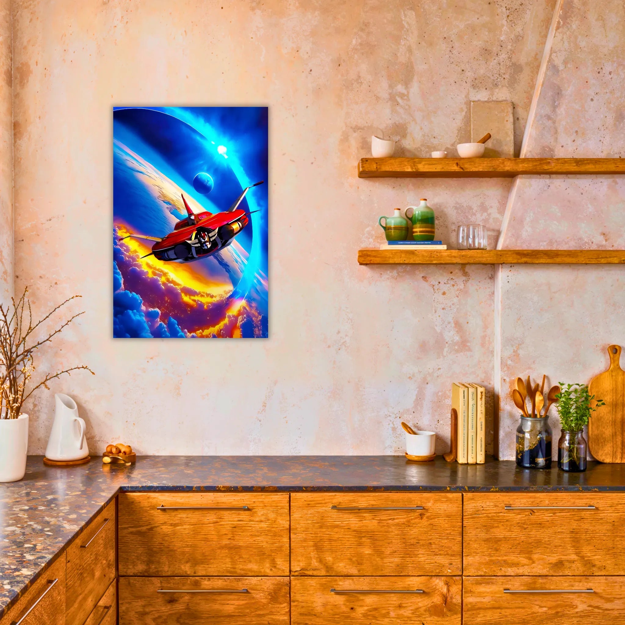 Tableaux-vaisseau-goldorak-dans-la-cuisine | DreamWay