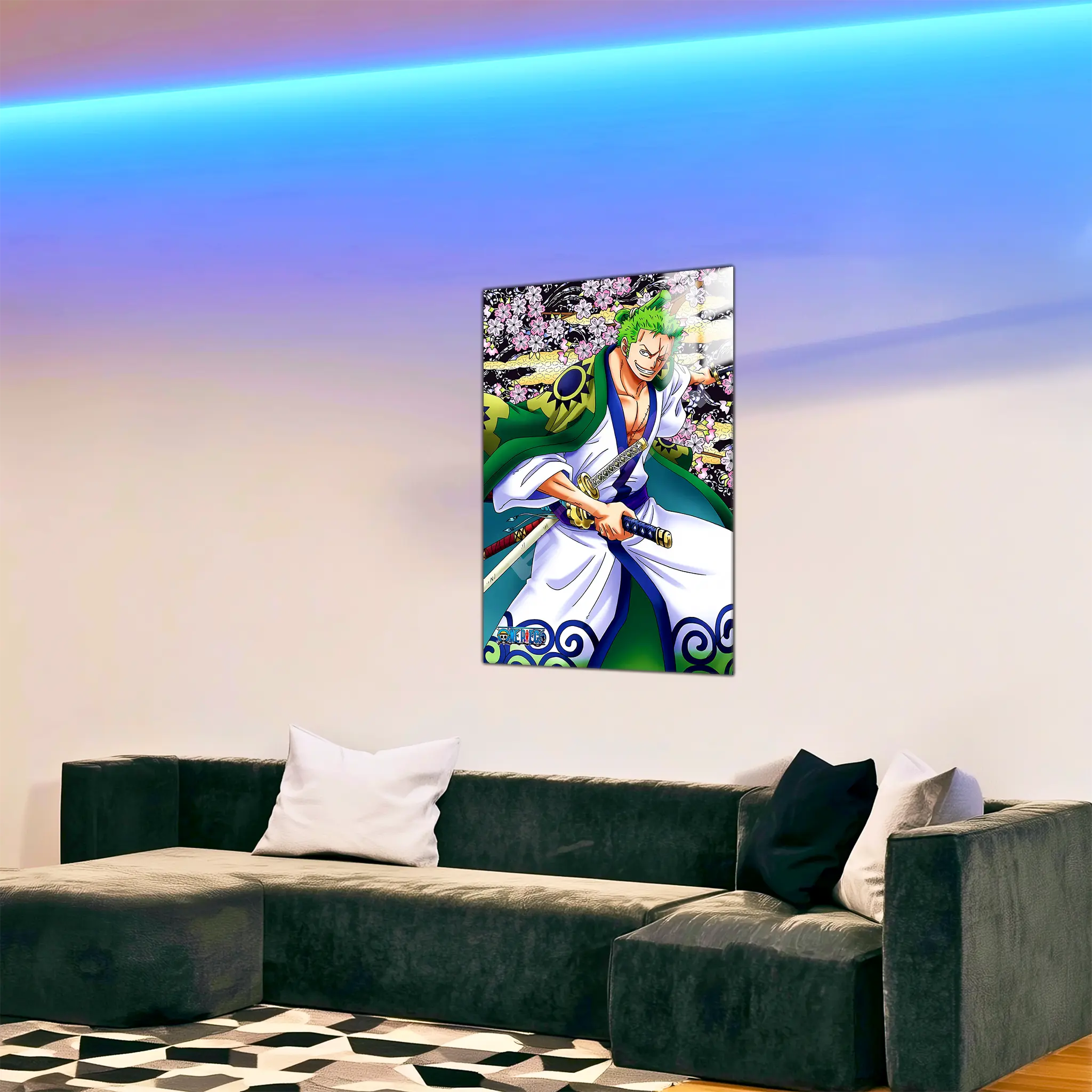 Tableaux-zoro-aux-Pays-deWa-dans-le-salon | DreamWay