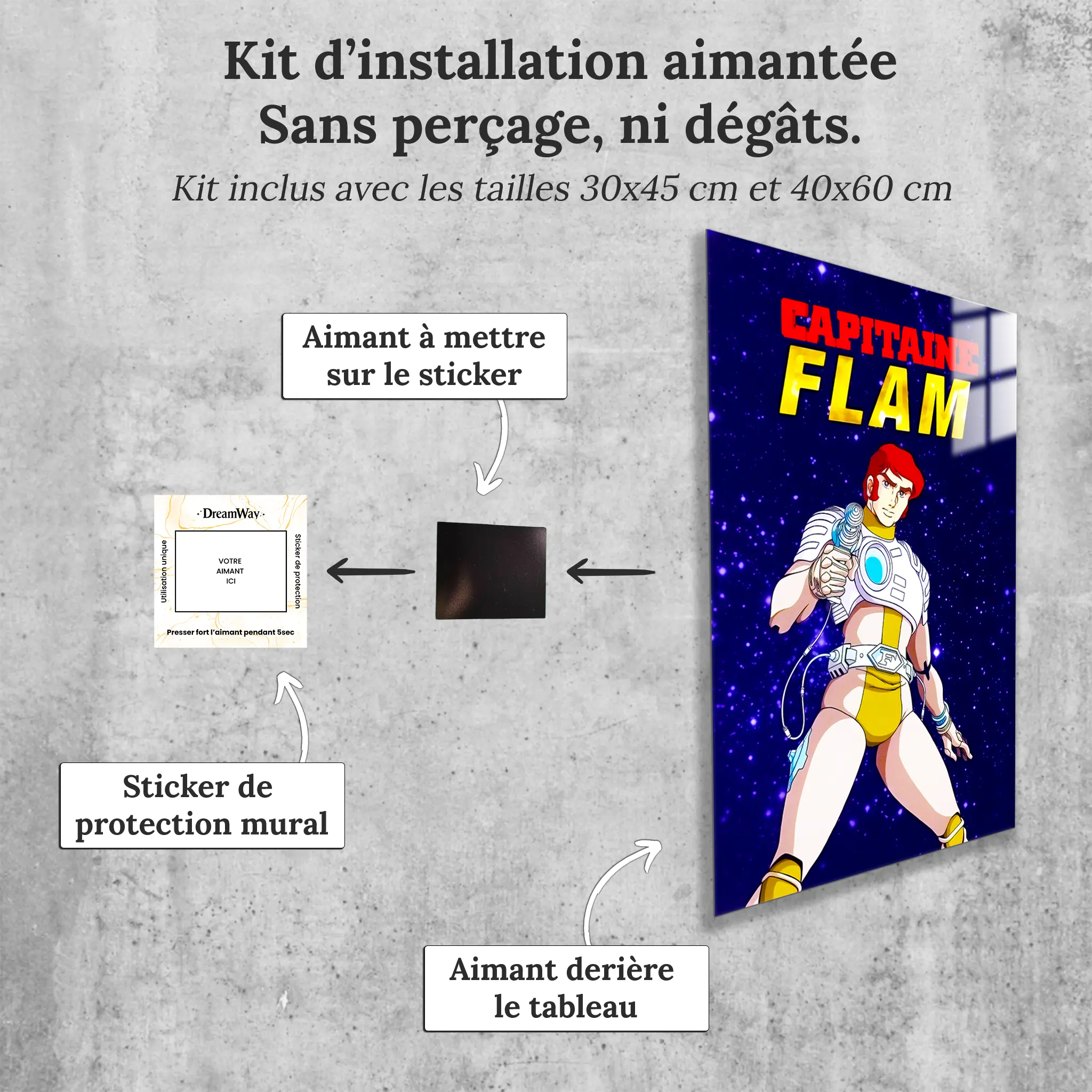 capitaine-flam-avec-installation-aimantee | DreamWay