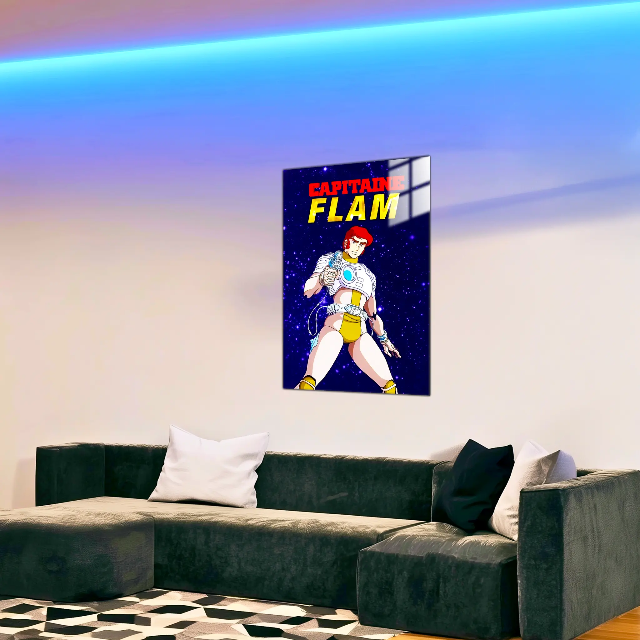 Tableau Capitaine Flam Affiche