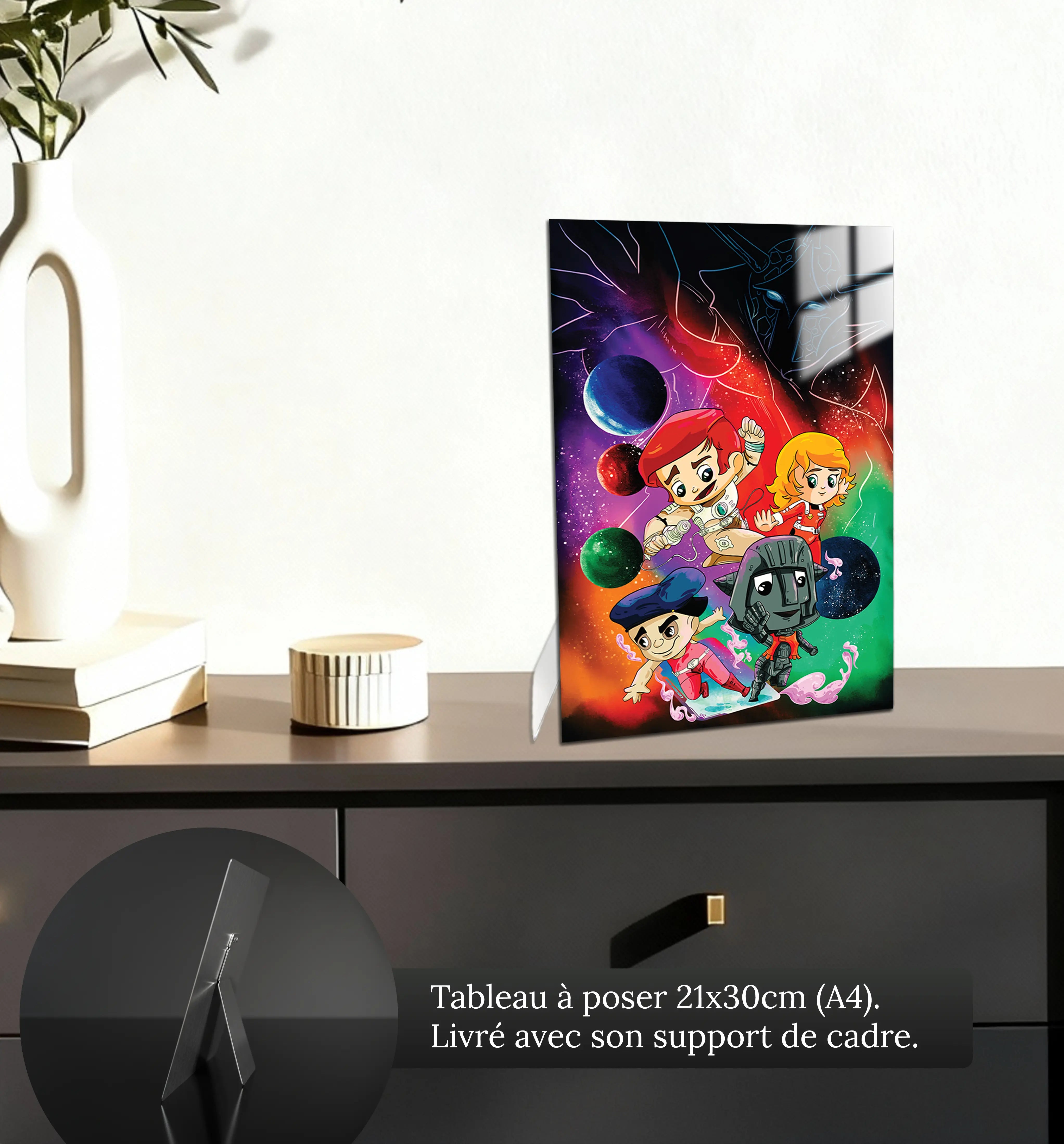 capitaine-flam-tableau-matama-1-petit-format-a-poser-sur-meuble | DreamWay