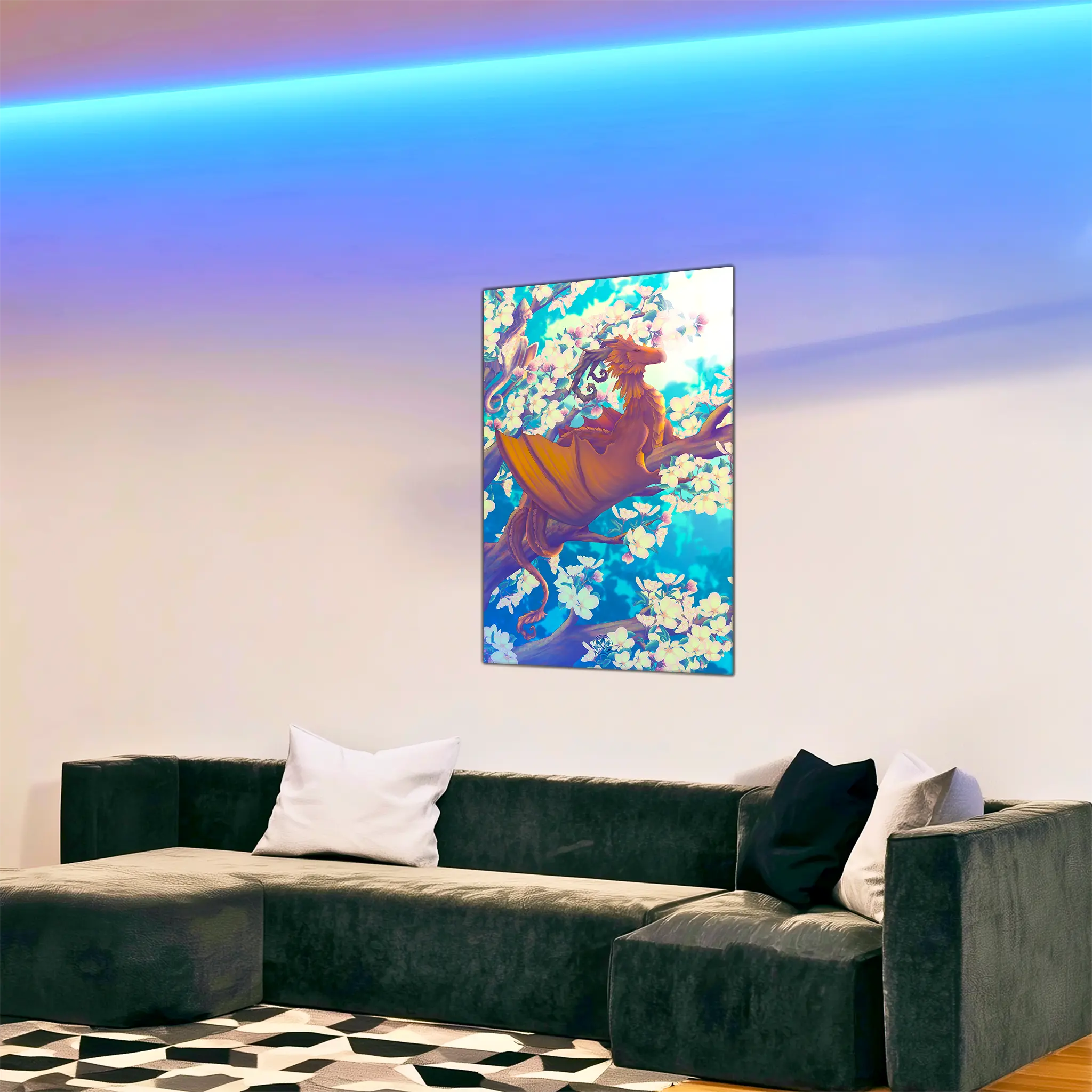 dragon-de-bois-dans-le-salon | DreamWay