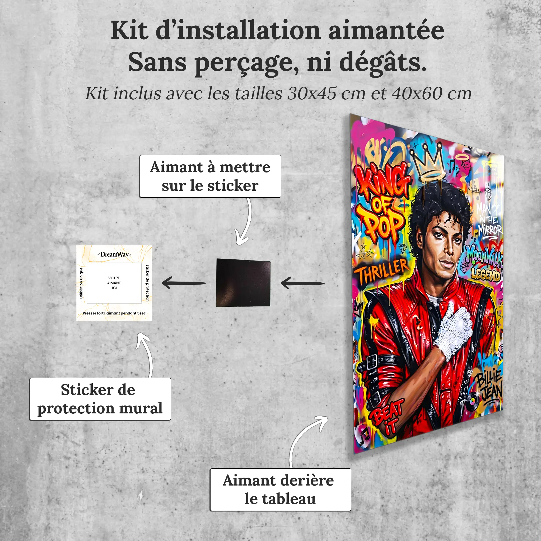 Tableau Michael Jackson Street Art