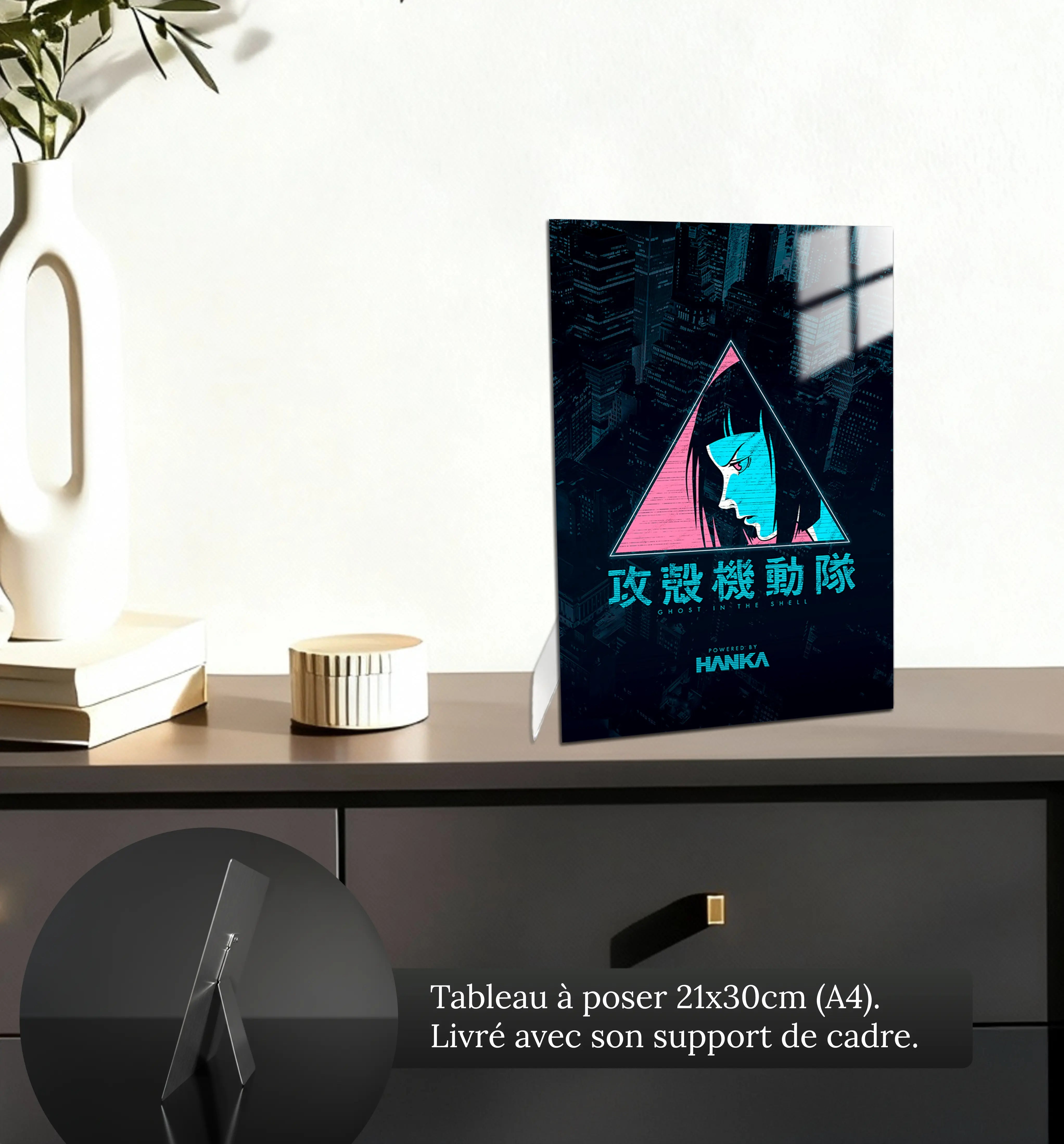 tableau-GITS-cyan-petit-format-a-poser-sur-meuble | DreamWay