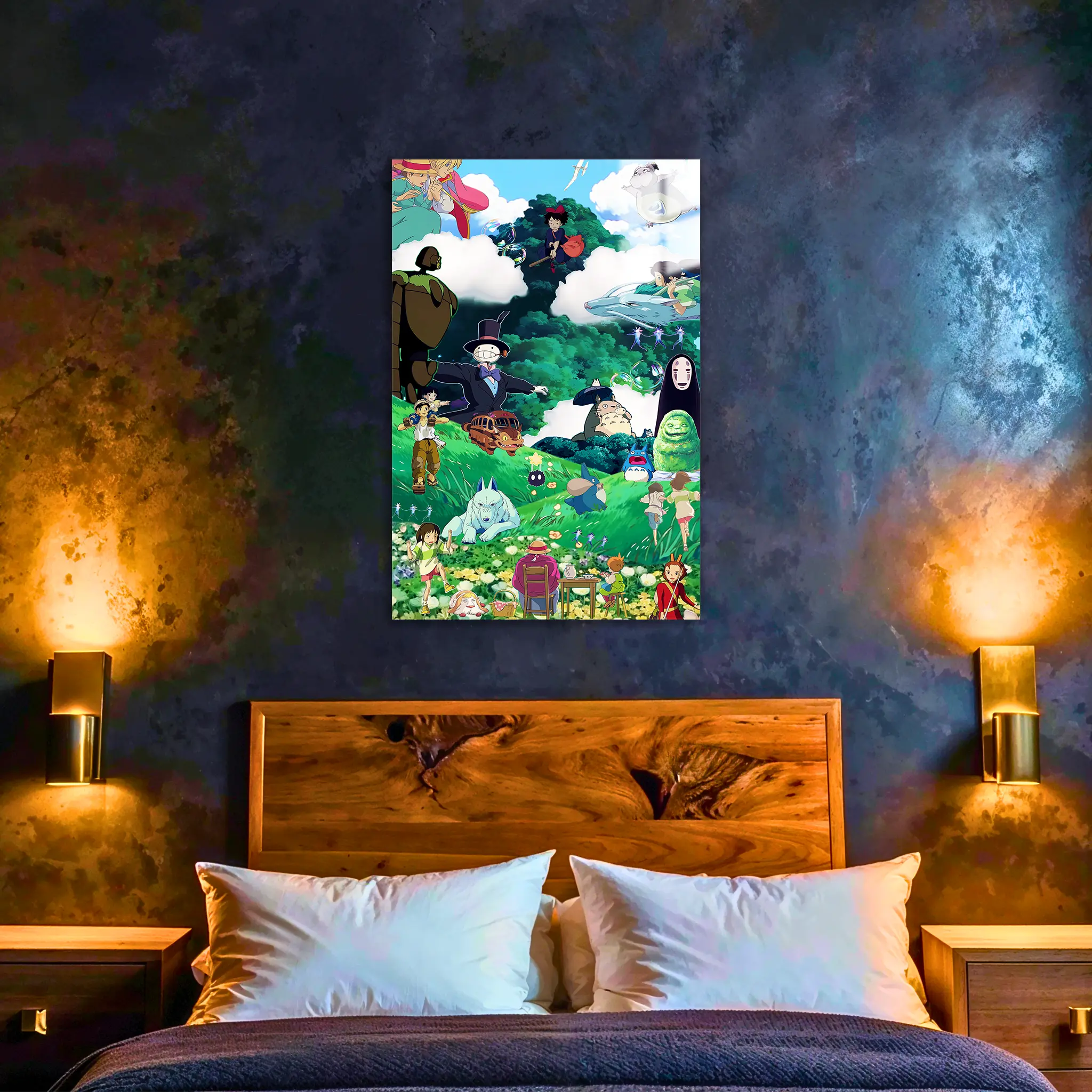 tableau-Ghibli-nature-dans-la-chambre | DreamWay