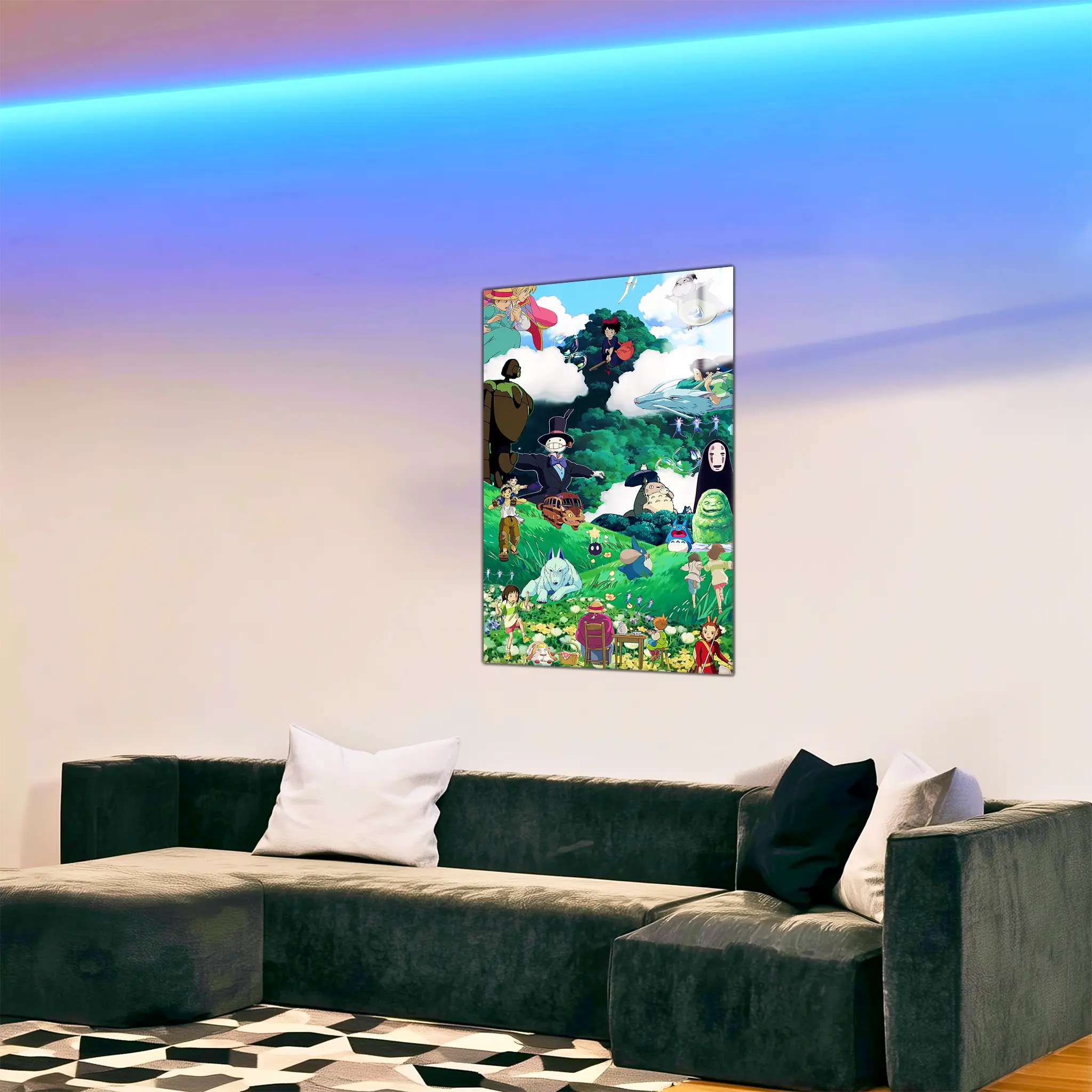 tableau-Ghibli-nature-dans-le-salon | DreamWay
