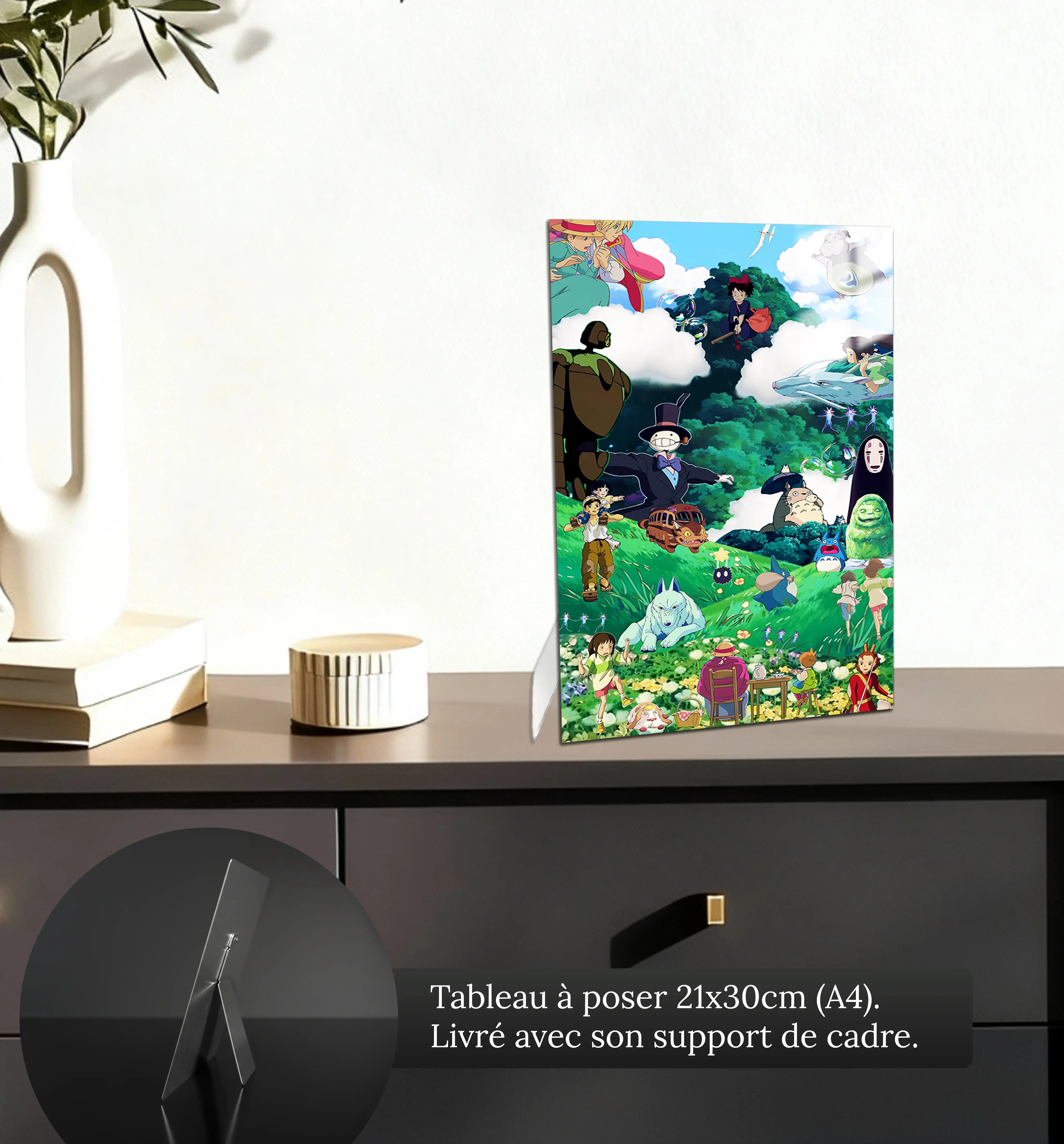 tableau-Ghibli-nature-petit-format-a-poser-sur-meuble | DreamWay