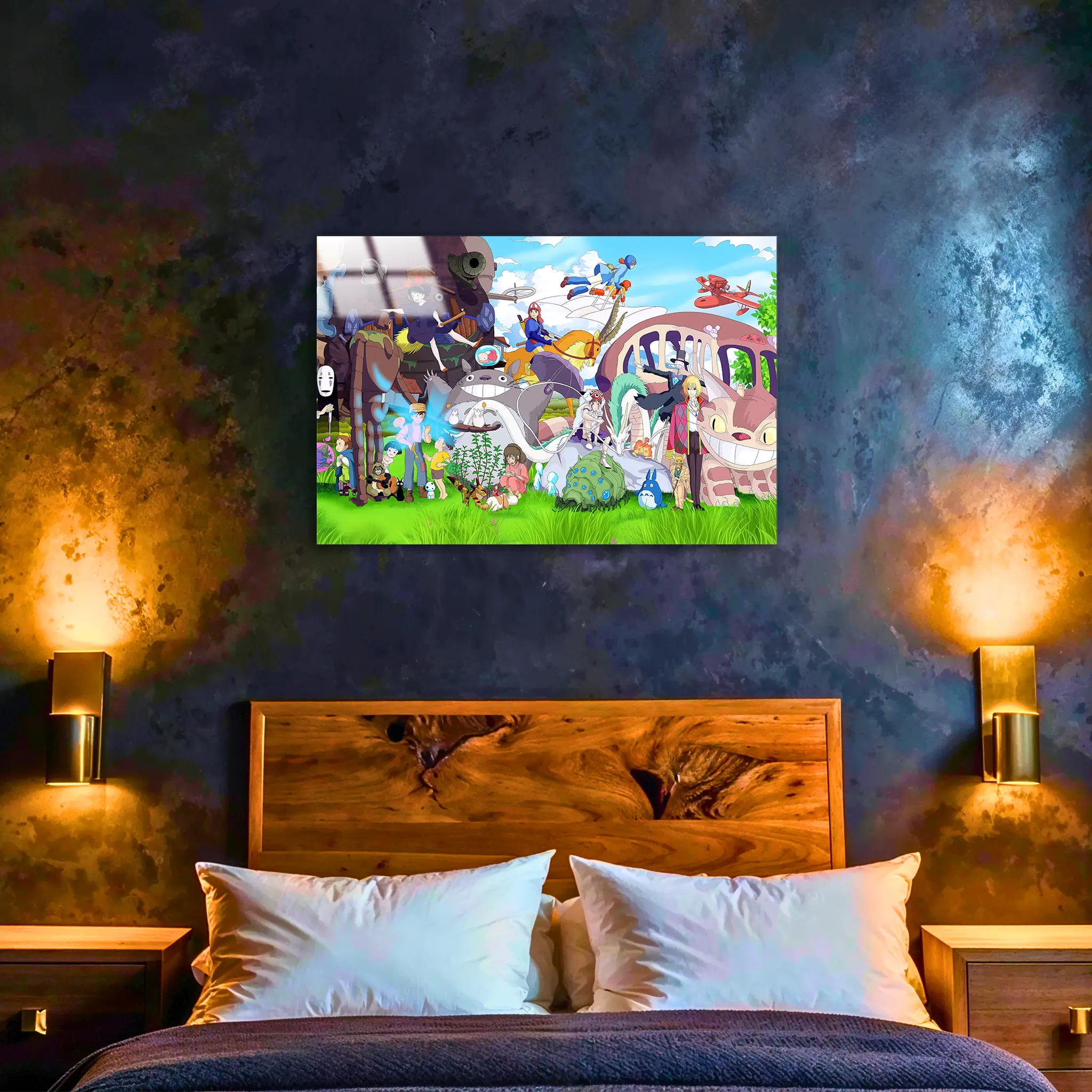 tableau-Ghibli-paysage-dans-la-chambre | DreamWay
