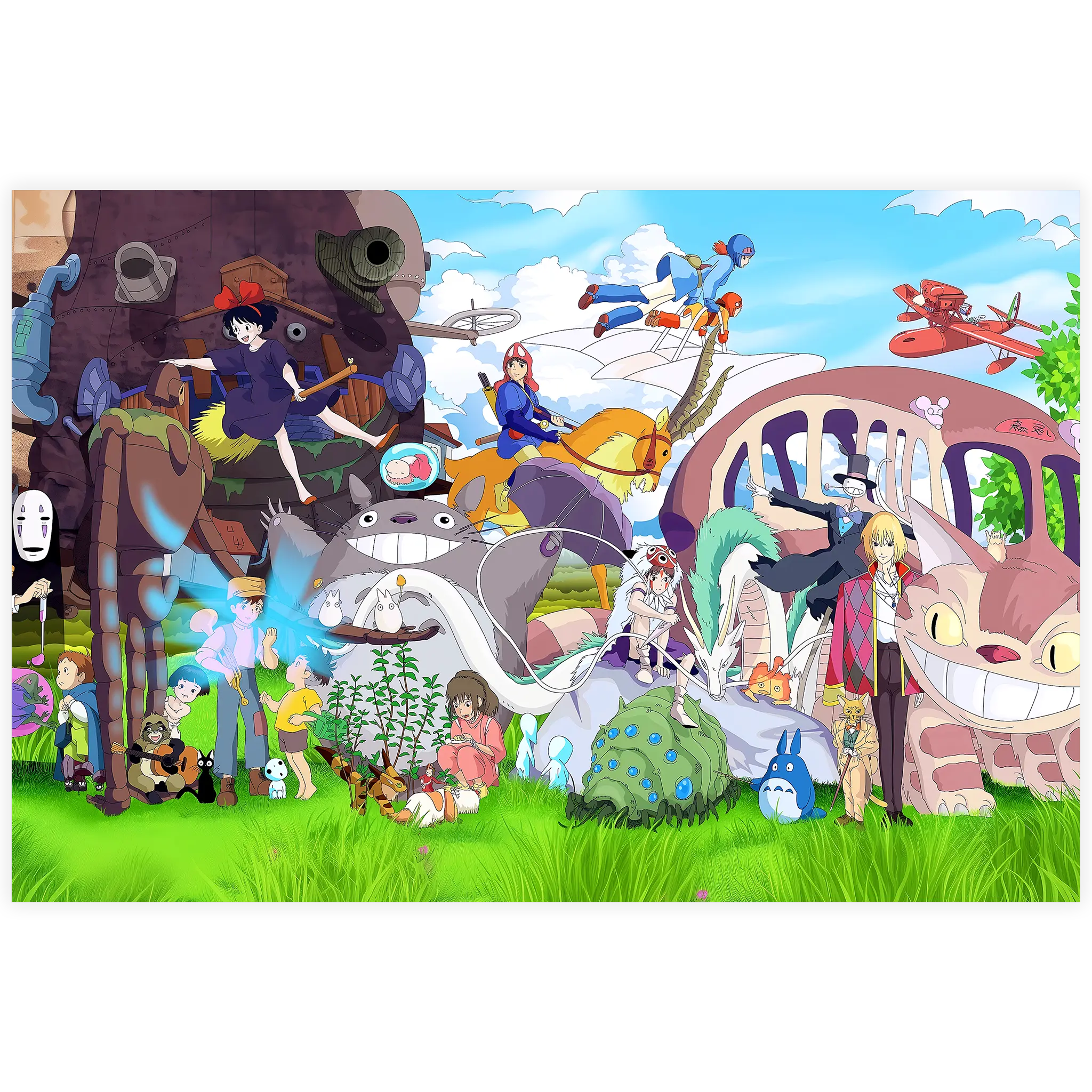 Tableau Ghibli Paysage