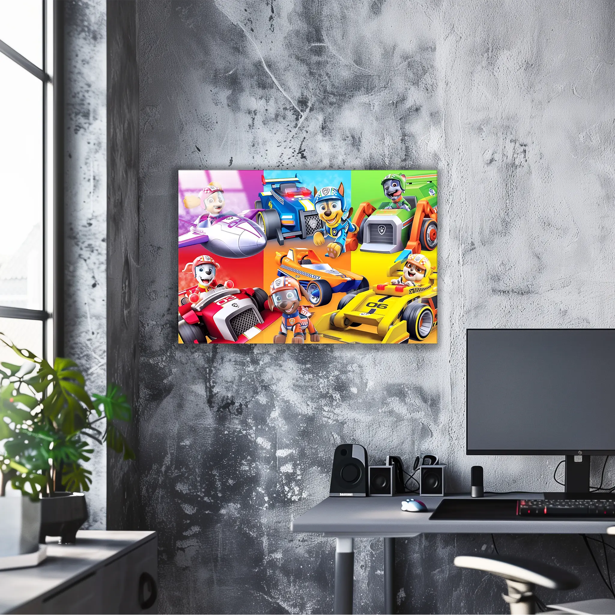 Tableau La Pat Patrouille À Toute Vitesse