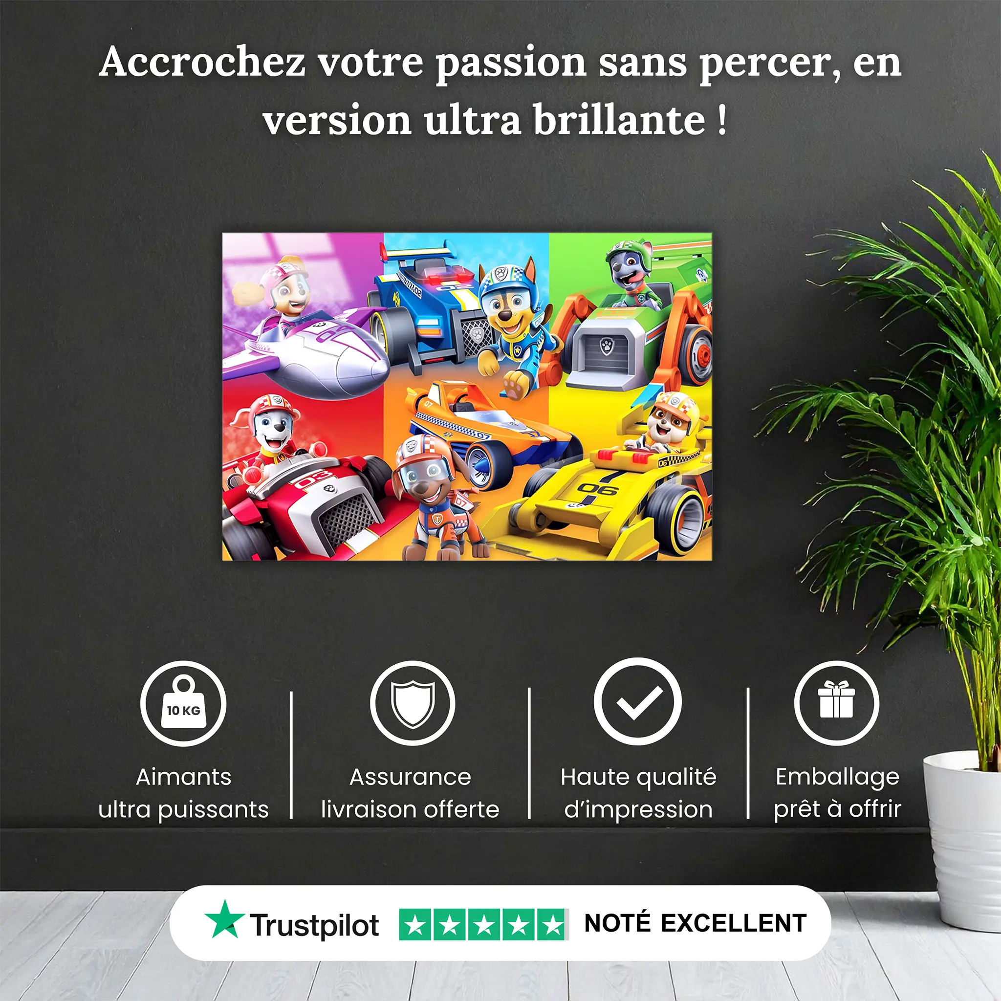 Tableau La Pat Patrouille À Toute Vitesse