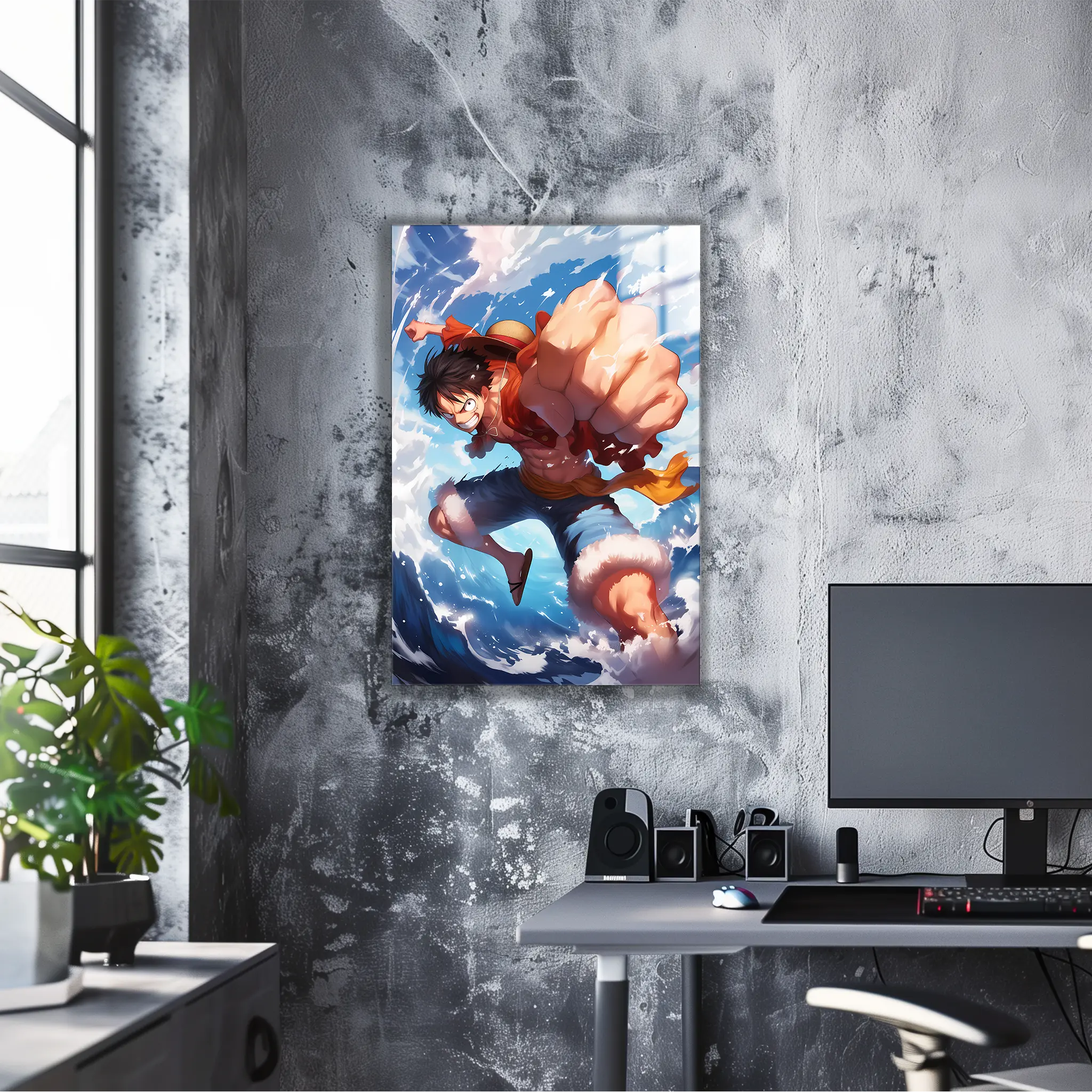 tableau-One-piece-Luffy-coup-de-poing | DreamWay