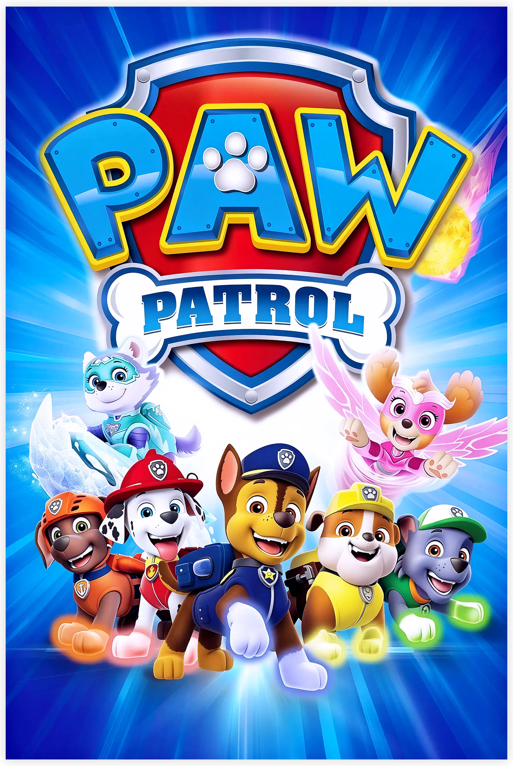Tableau PAW Patrol Les Super Héros