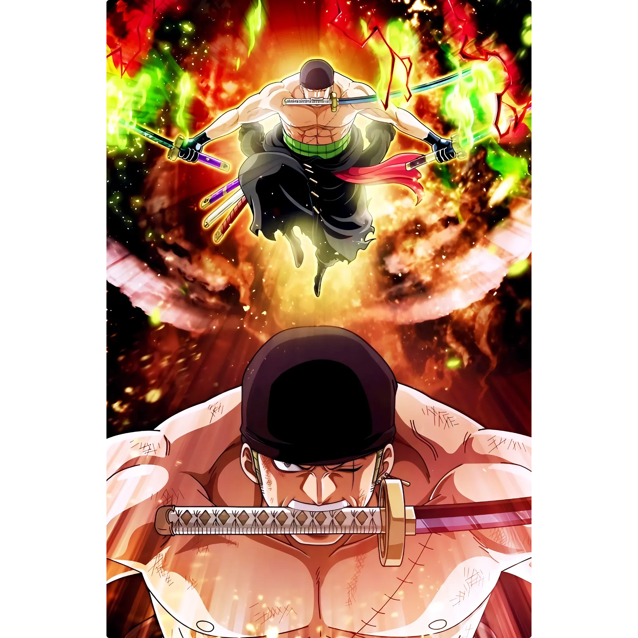 Tableau Zoro Attaque
