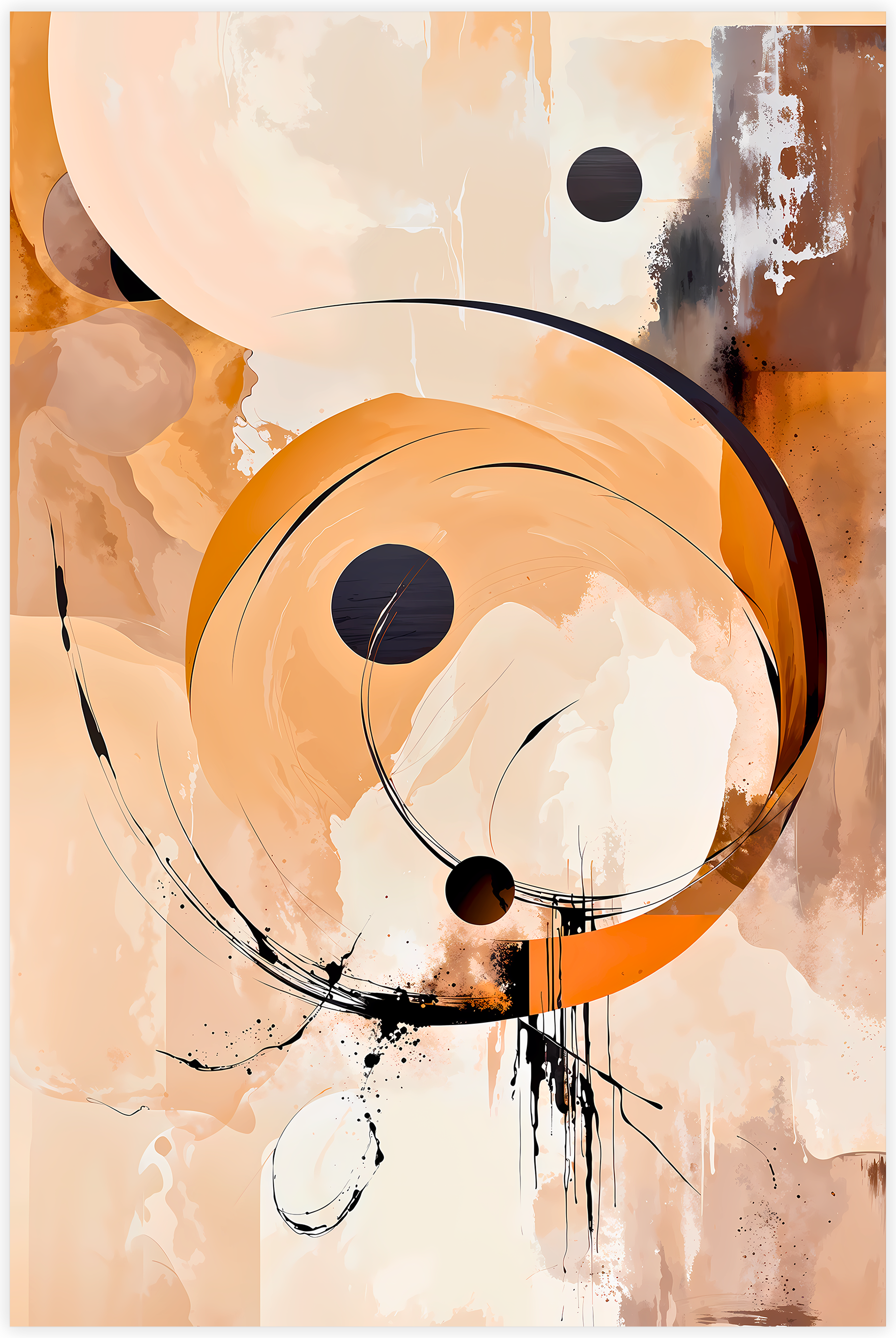 tableau-abstrait-beige | DreamWay