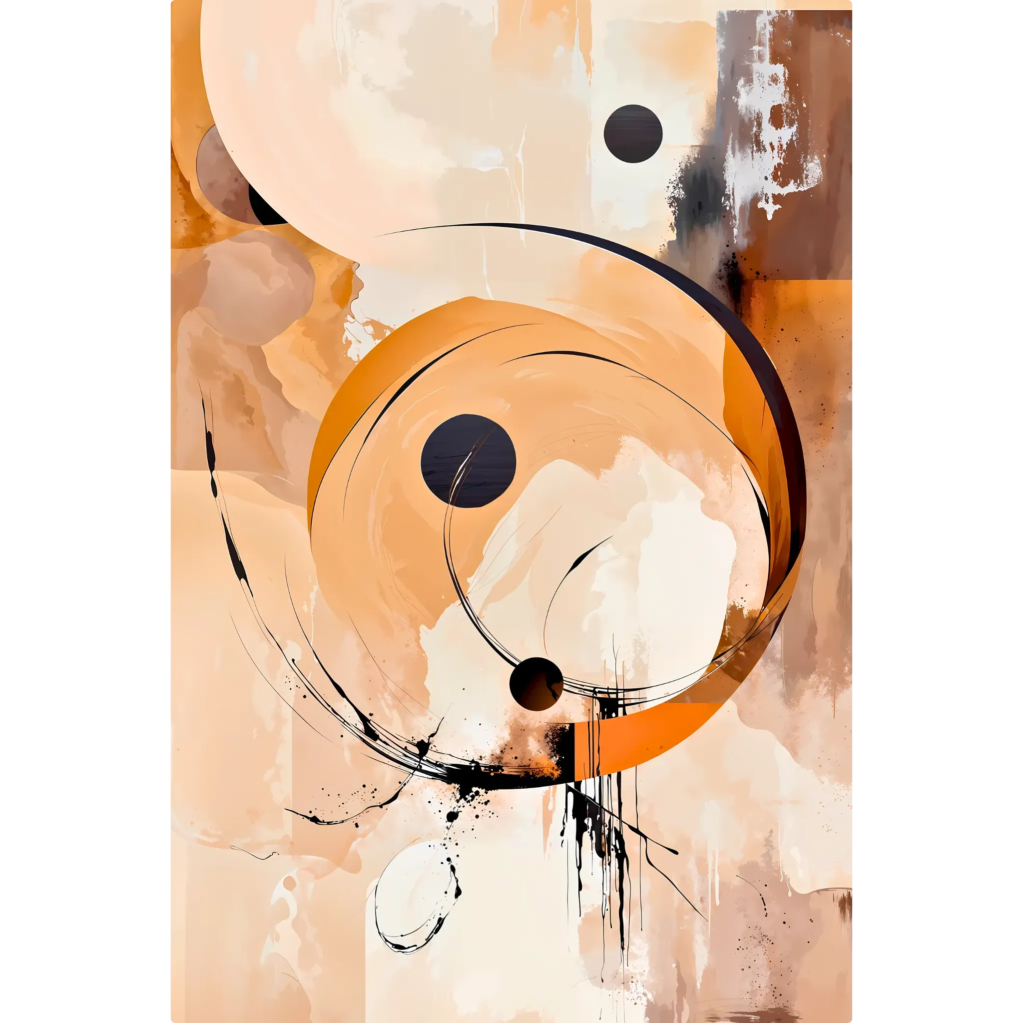 tableau-abstrait-beige | DreamWay