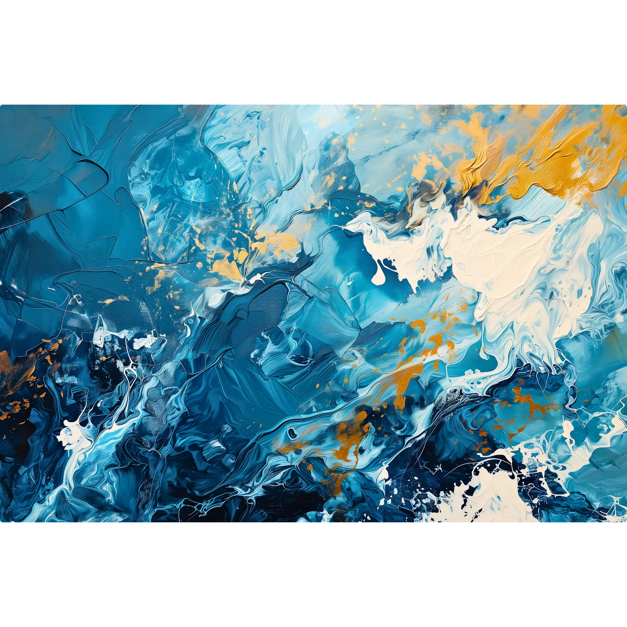 tableau-abstrait-bleu-et-blanc | DreamWay
