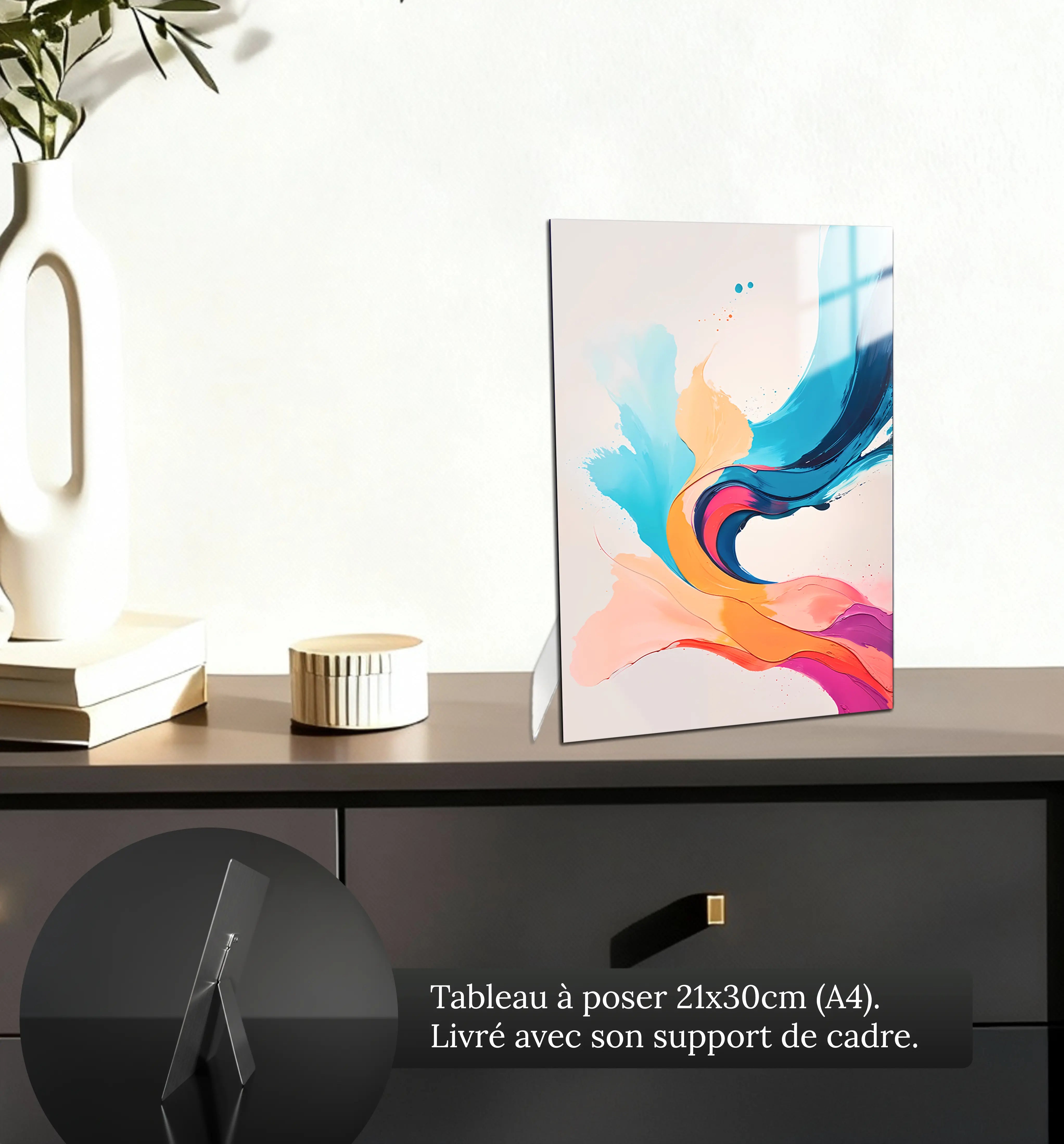tableau-abstrait-colore-petit-format-a-poser-sur-meuble | DreamWay