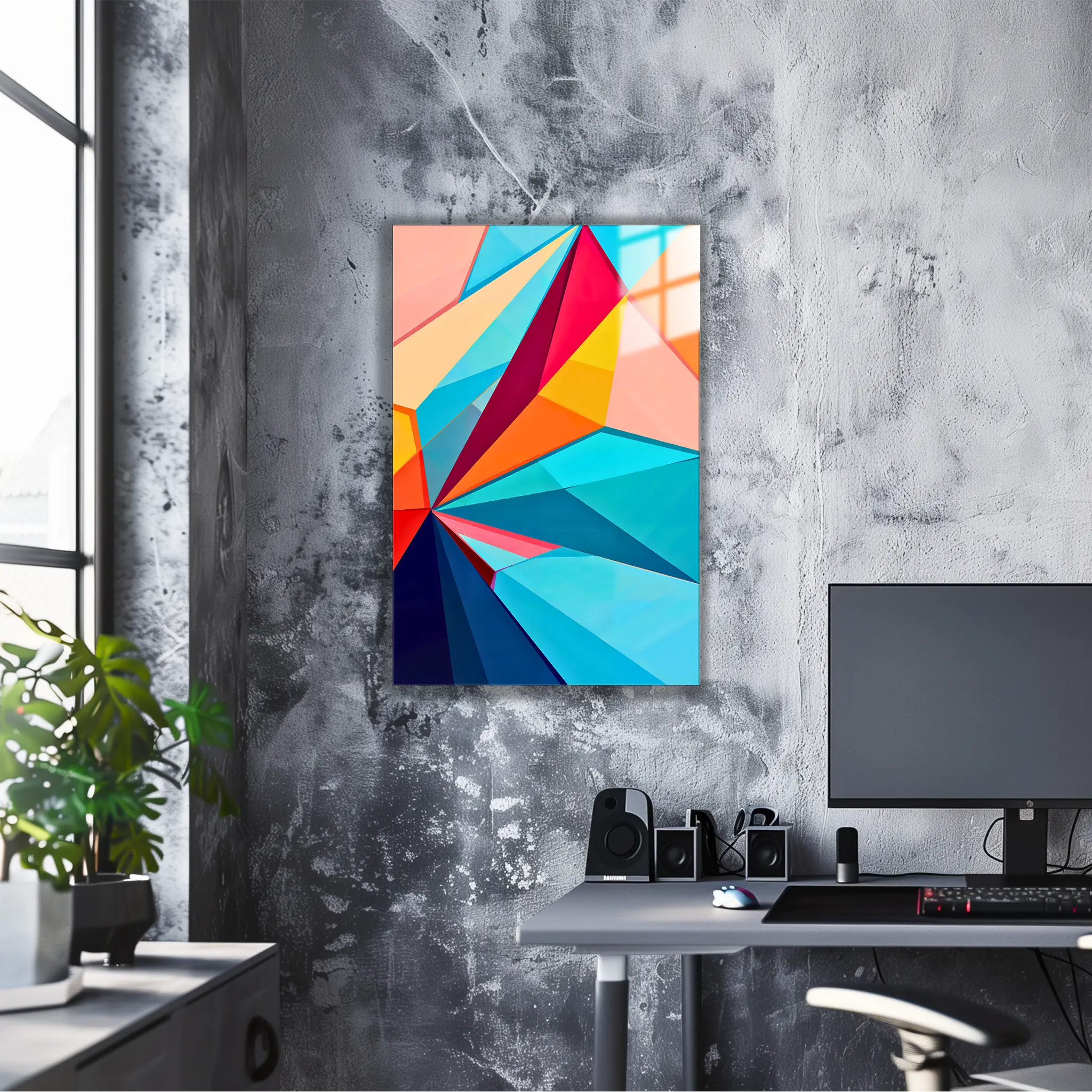 tableau-abstrait-design-dans-le-bureau | DreamWay