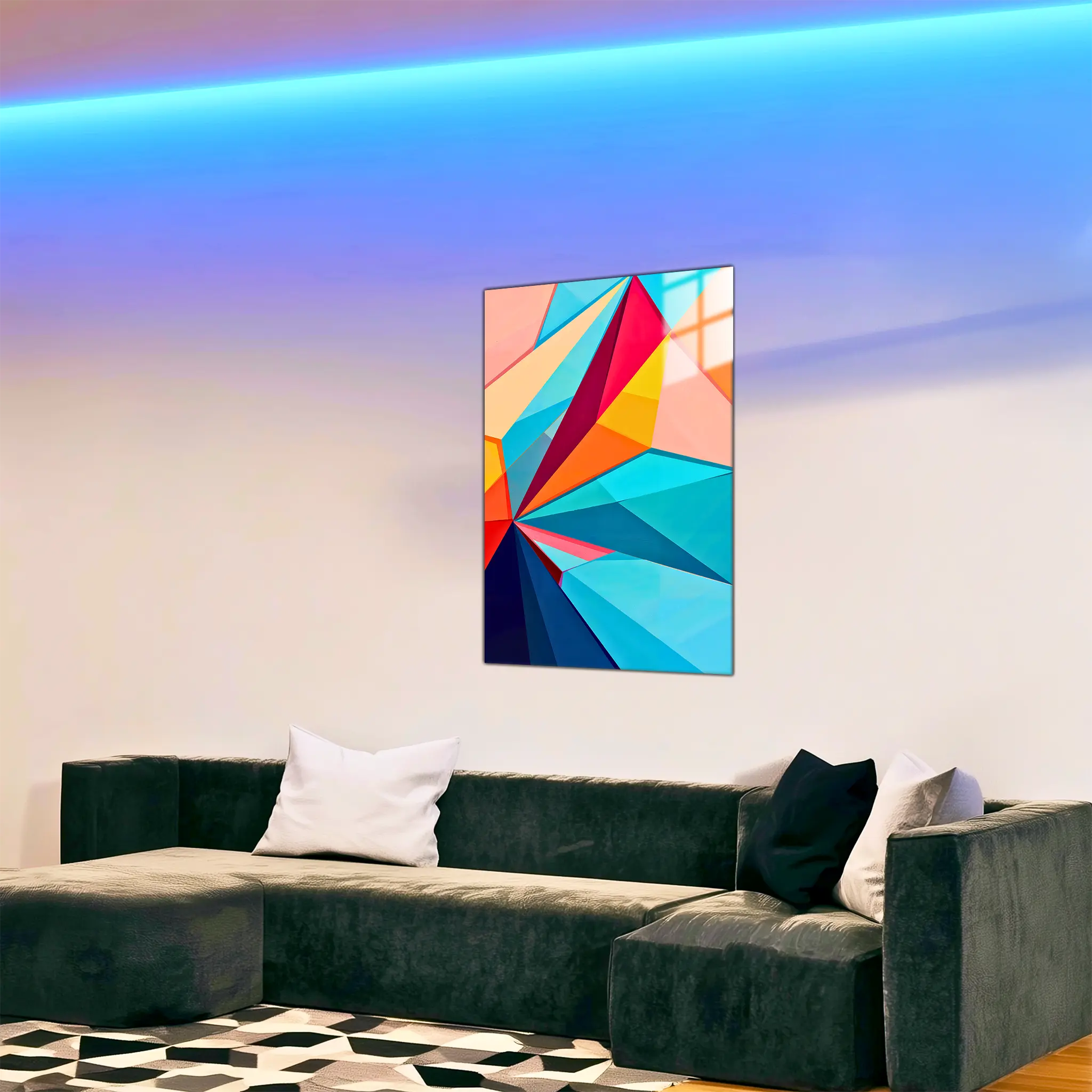 tableau-abstrait-design-dans-le-salon | DreamWay