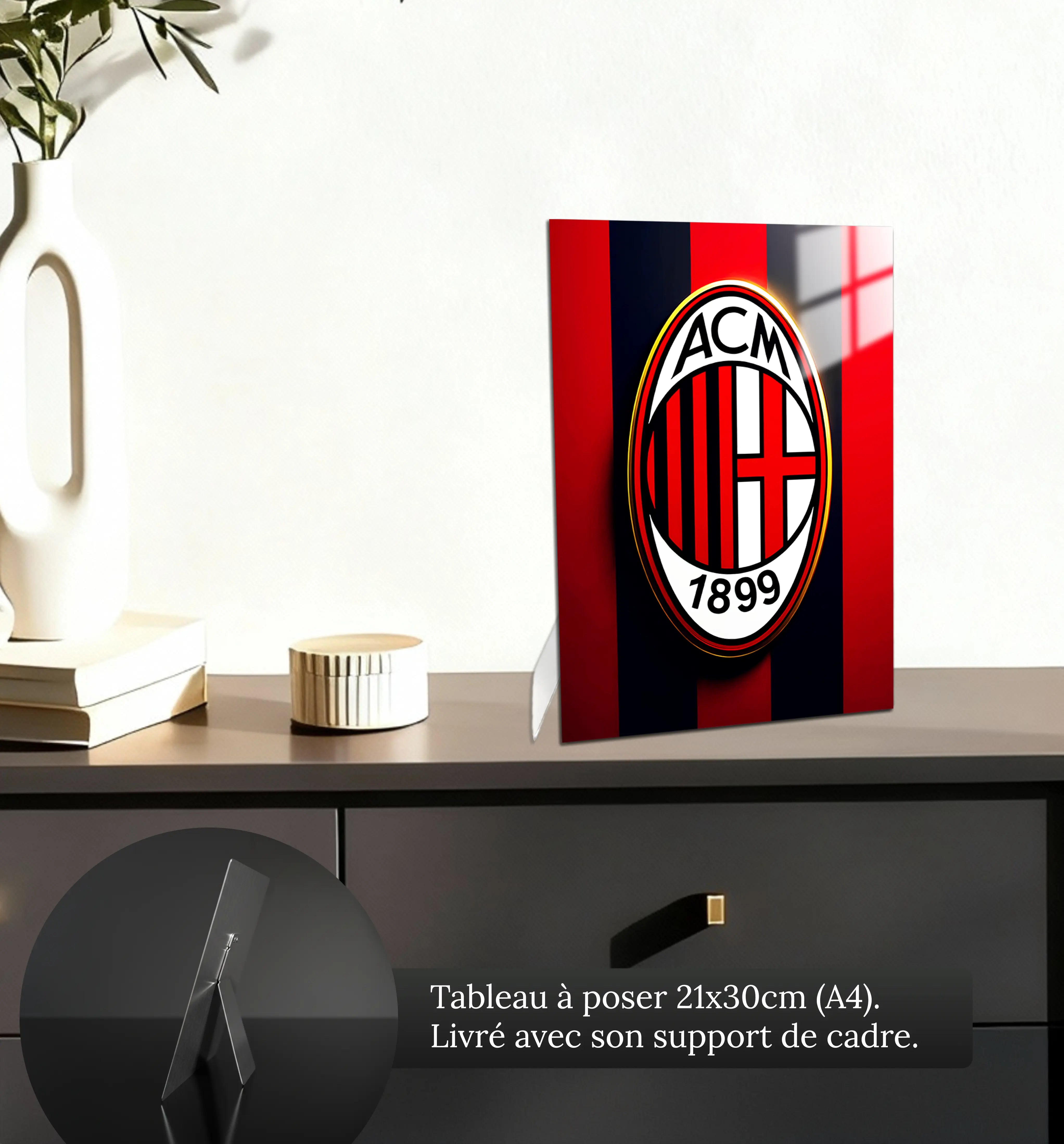 tableau-ac-milan-club-petit-format-a-poser-sur-meuble | DreamWay