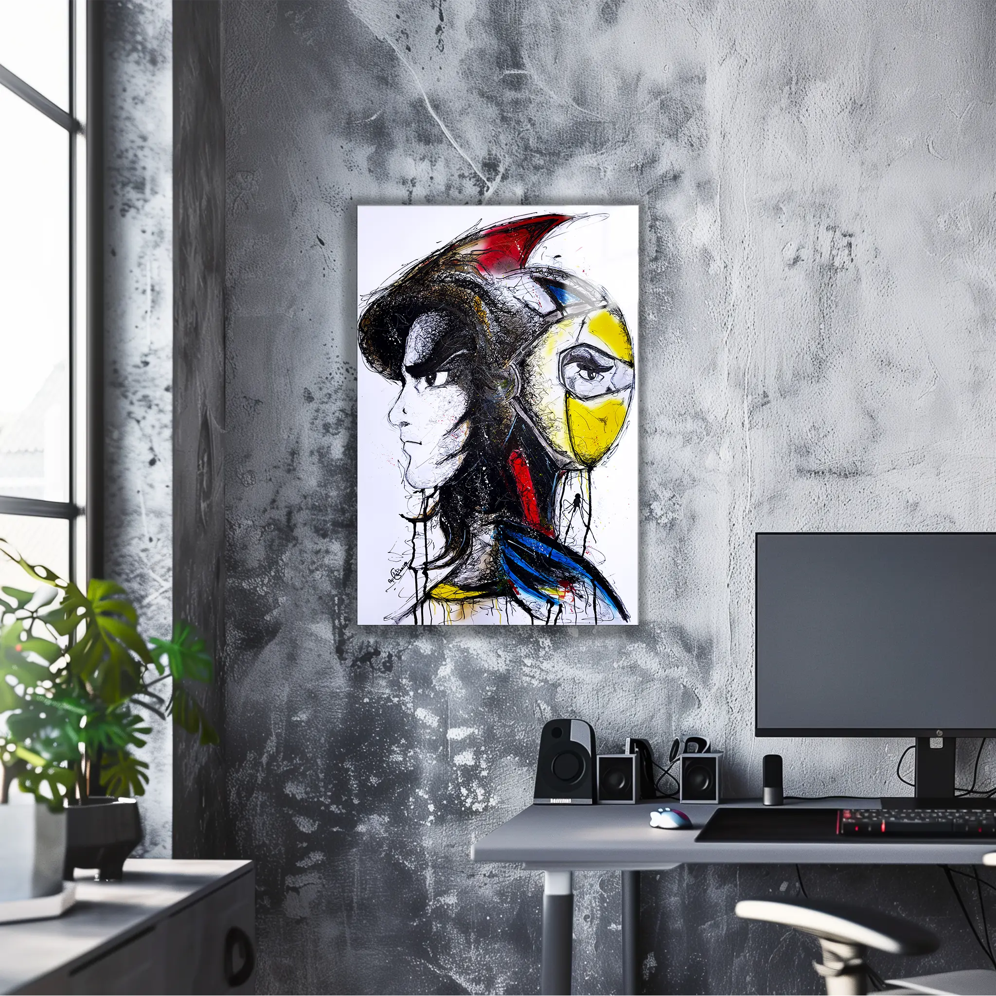 Tableau Actarus Portrait