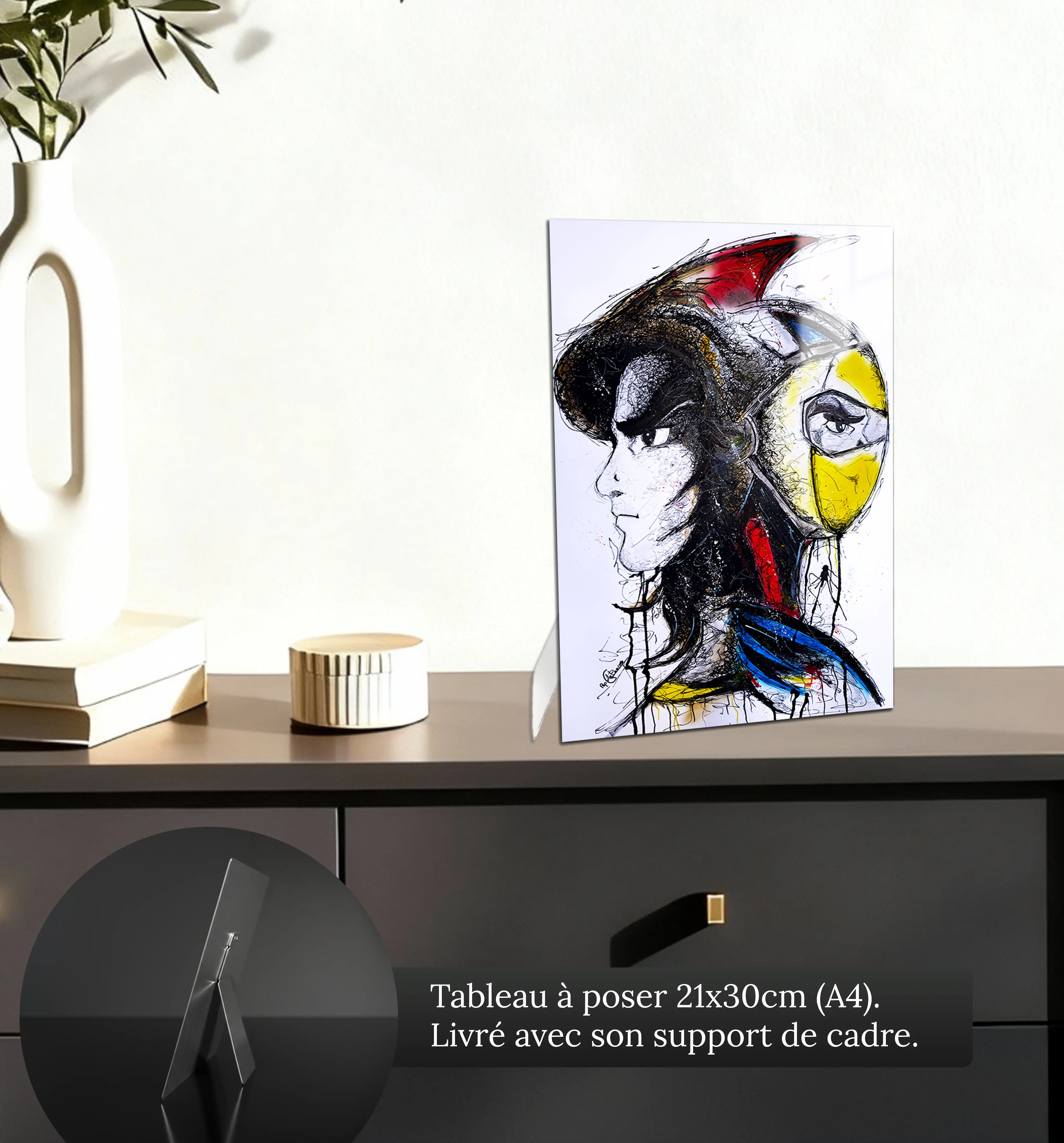 tableau-actarus-portrait-petit-format-a-poser-sur-meuble | DreamWay