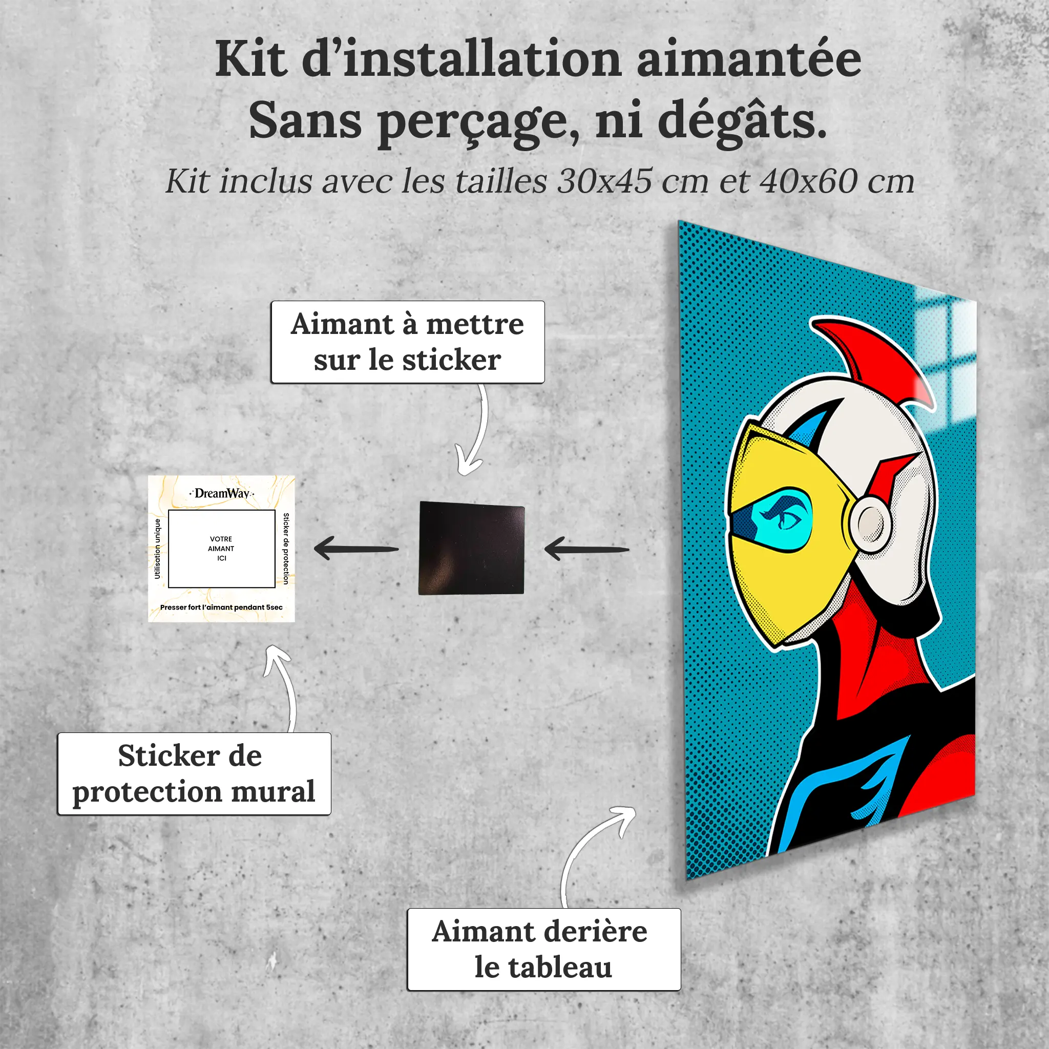 tableau-actarus-profil-avec-installation-aimantee | DreamWay