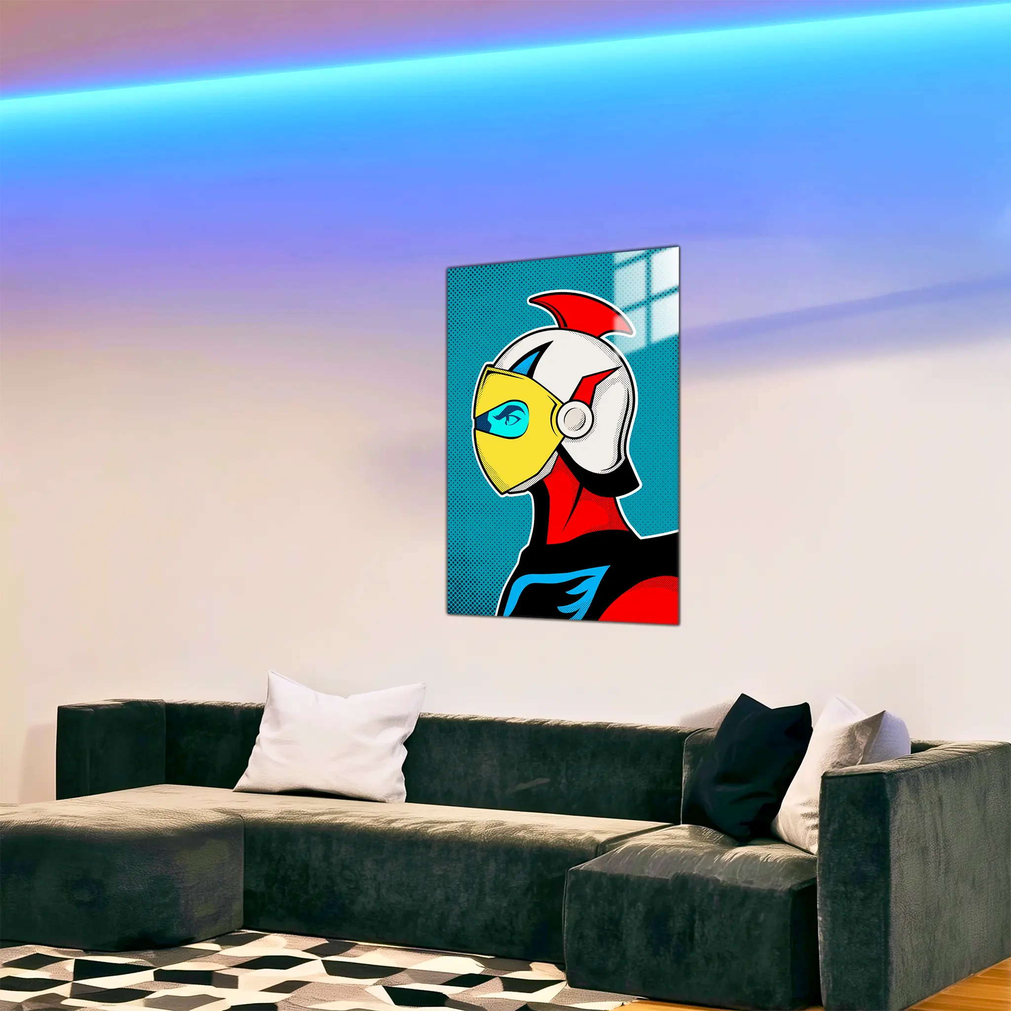 tableau-actarus-profil-dans-le-salon | DreamWay