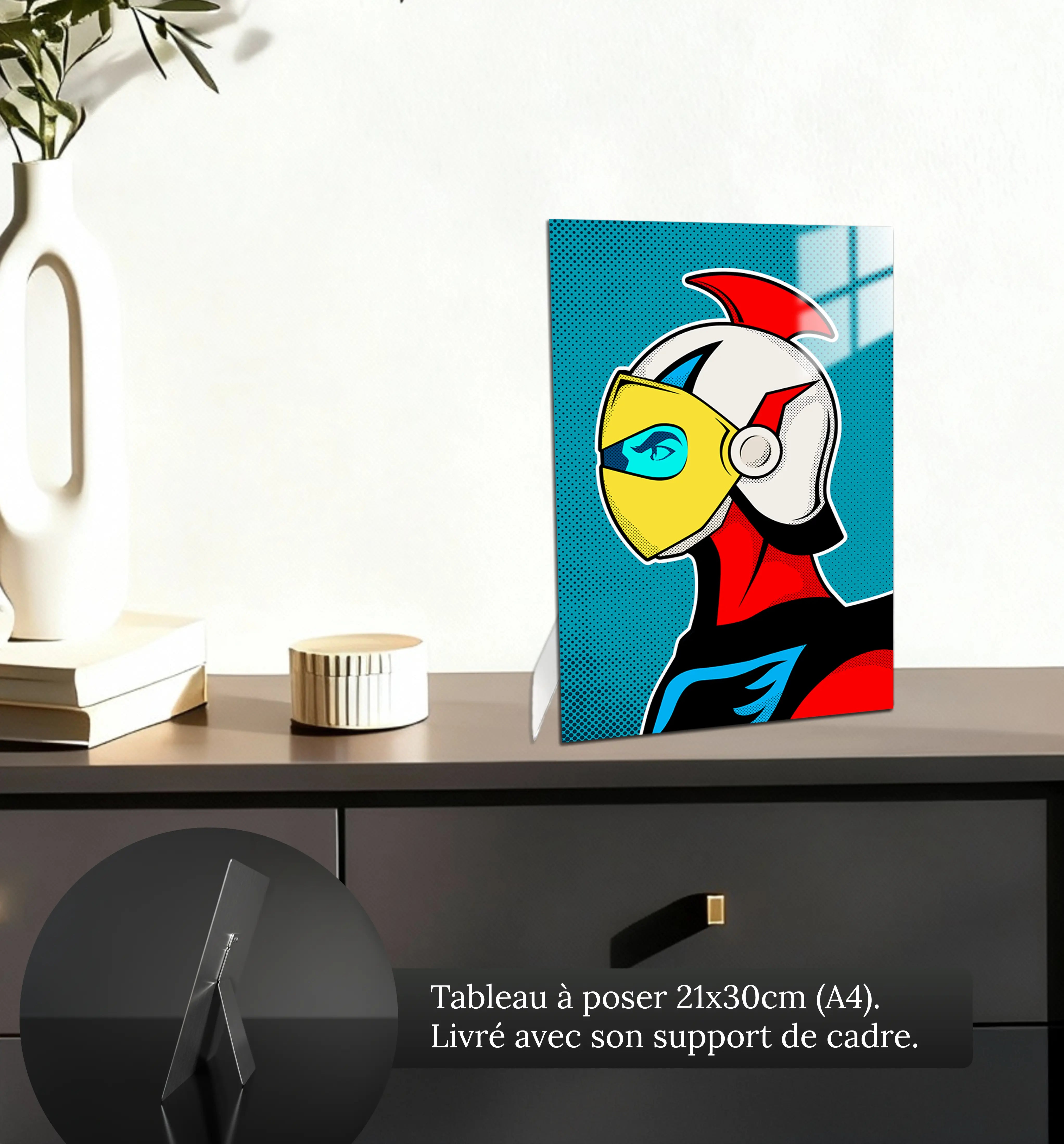 tableau-actarus-profil-petit-format-a-poser-sur-meuble | DreamWay