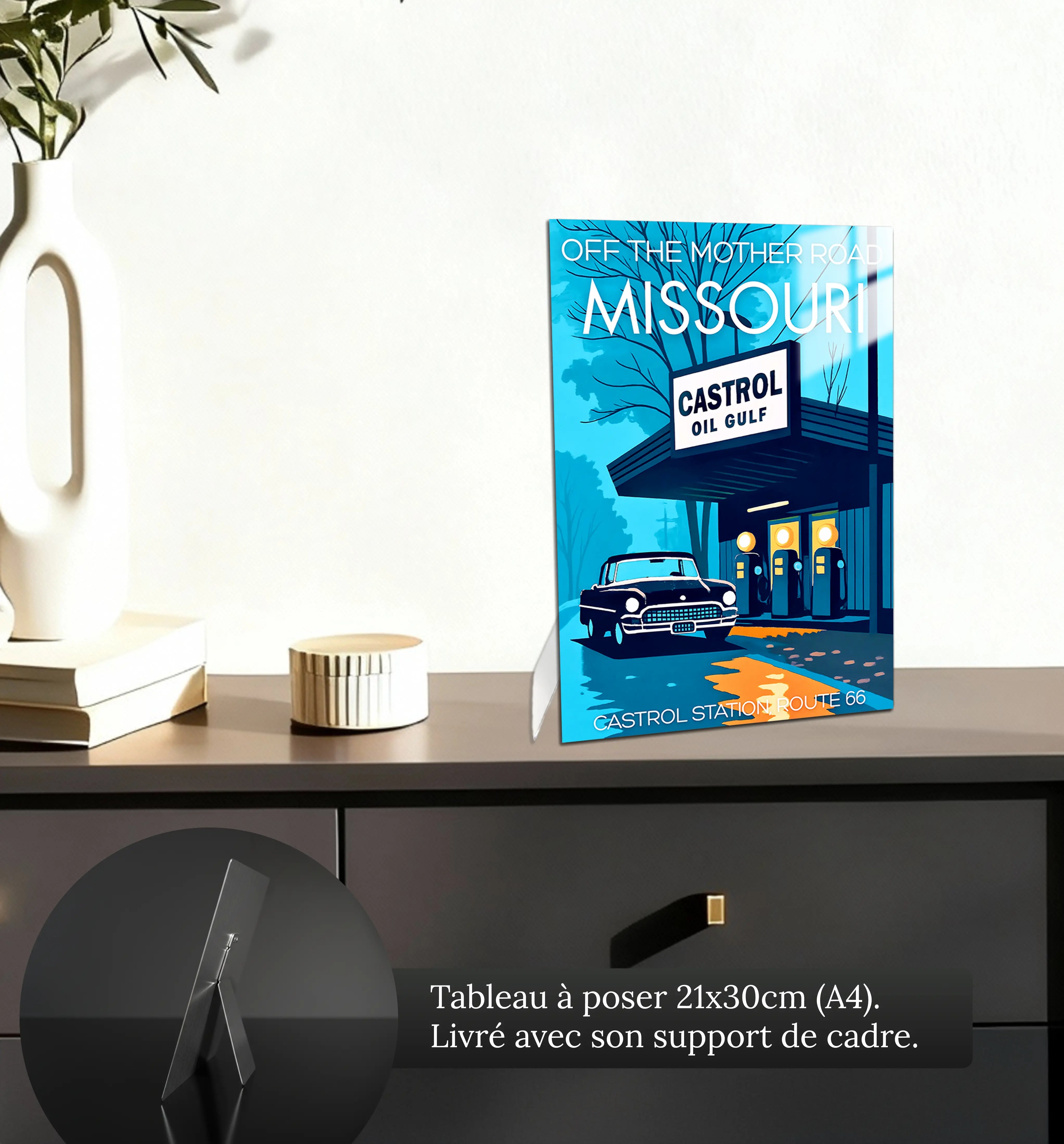 tableau-affiche-castrol-station-missouri-petit-format-a-poser-sur-meuble | DreamWay