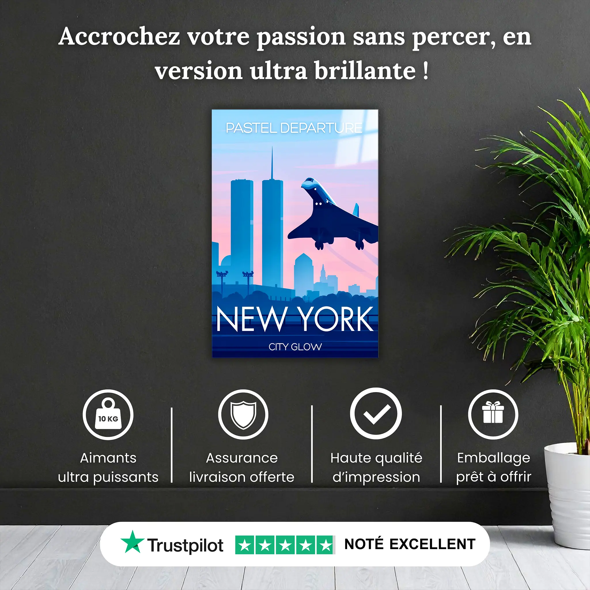 tableau-affiche-city-glow-new-york-pourquoi-acheter | DreamWay