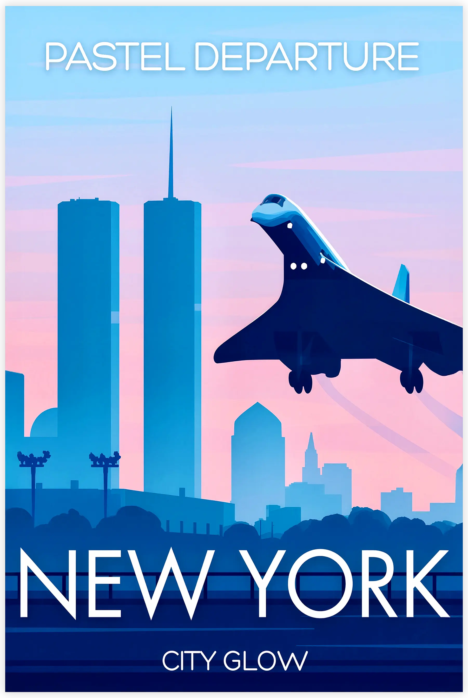 tableau-affiche-city-glow-new-york | DreamWay