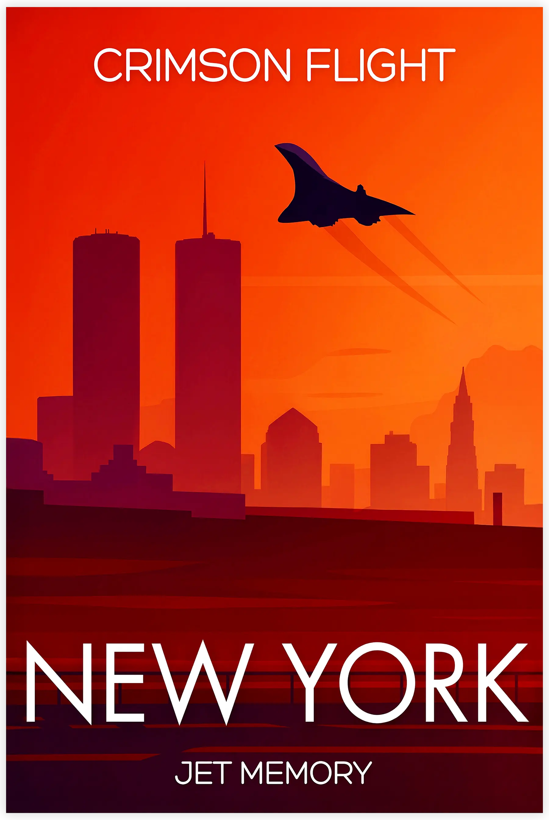 tableau-affiche-crimson-flight-new-york | DreamWay