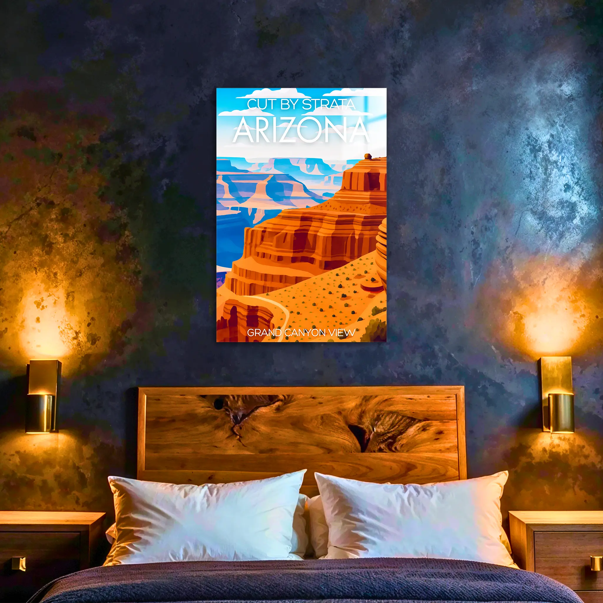 tableau-affiche-cut-by-strata-arizona-dans-la-chambre | DreamWay