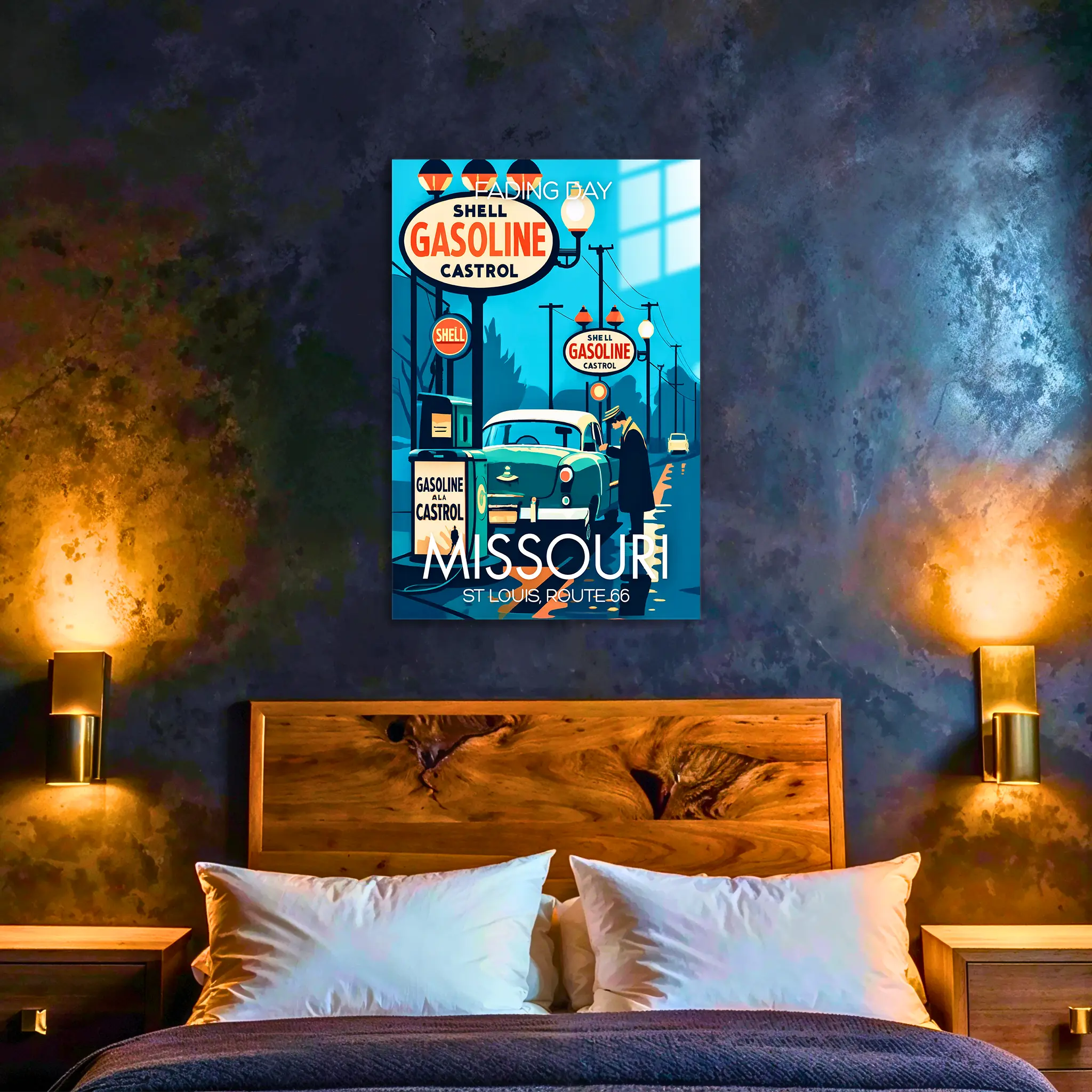 tableau-affiche-fading-day-missouri-dans-la-chambre | DreamWay