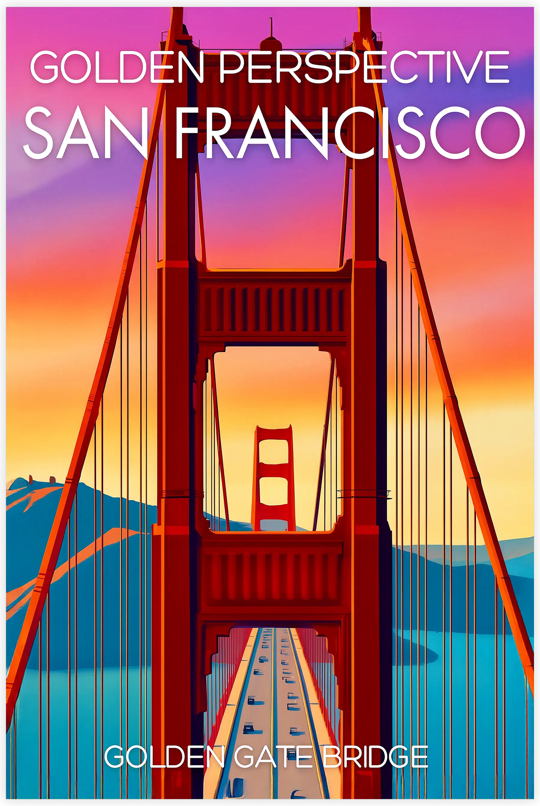 tableau-affiche-golden-gate-bridge-san-francisco | DreamWay