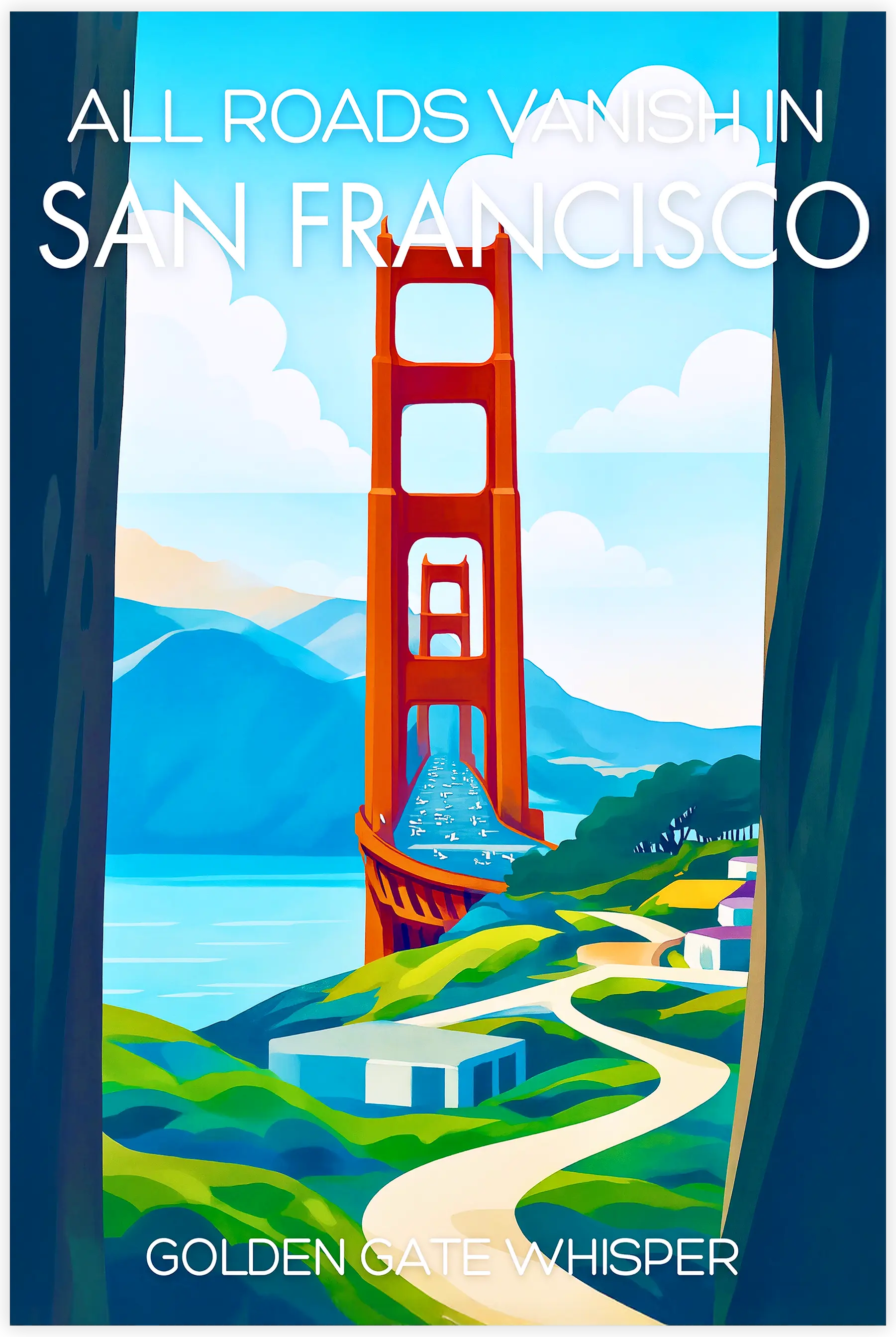 tableau-affiche-golden-gate-whisper-san-francisco | DreamWay