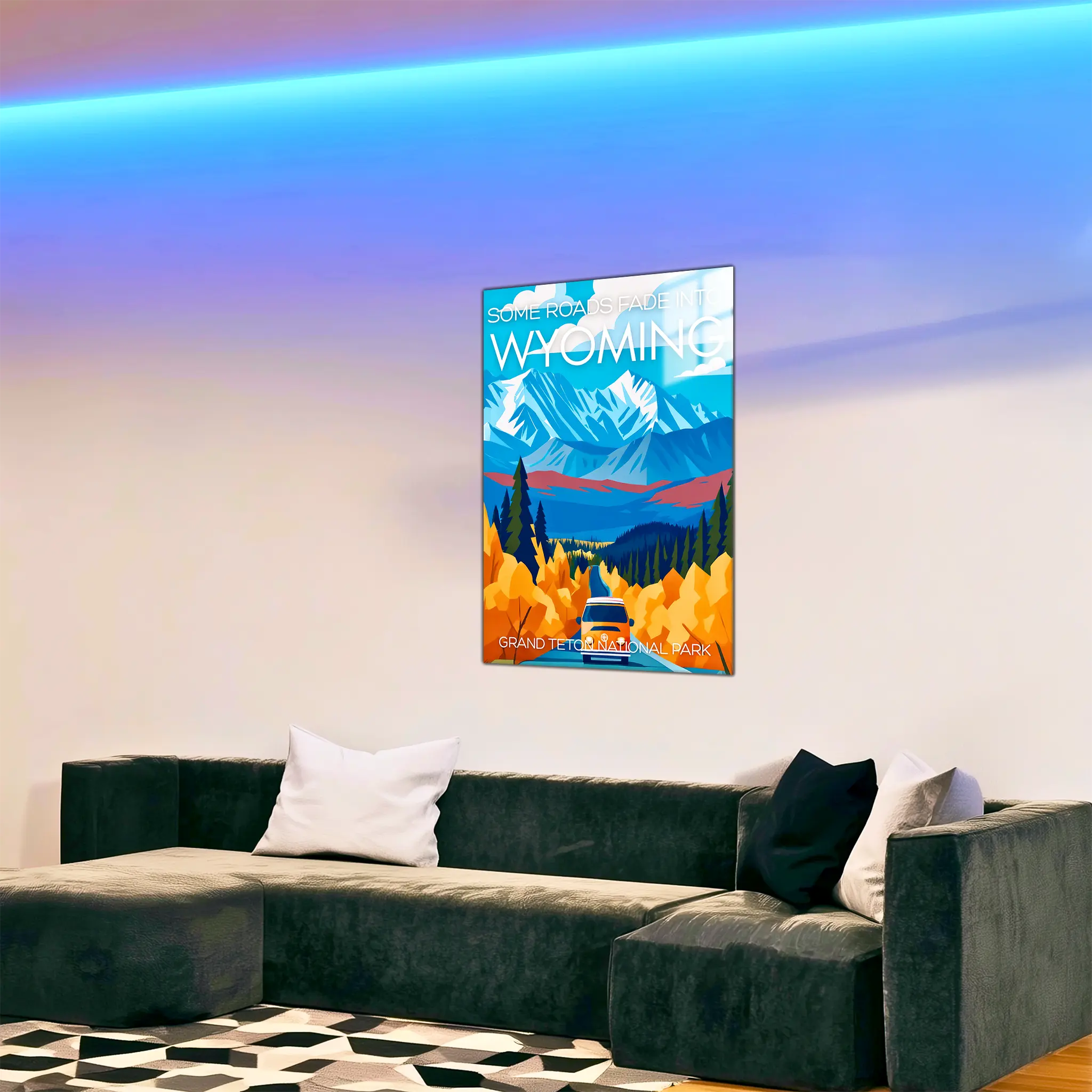 tableau-affiche-grand-teton-natioan-park-wyoming-dans-le-salon | DreamWay